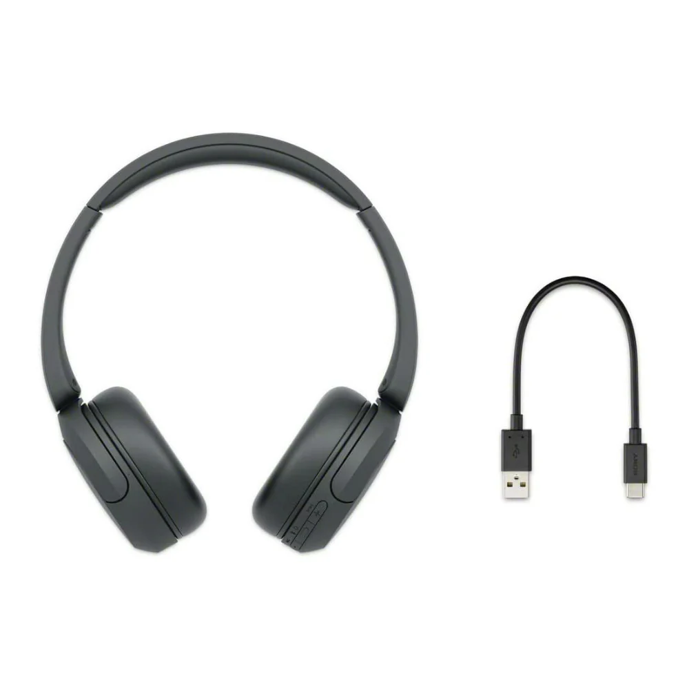 Sony WH-CH520 Wireless Bluetooth On-Ear Headset (Black) with Hard Case - Image 5