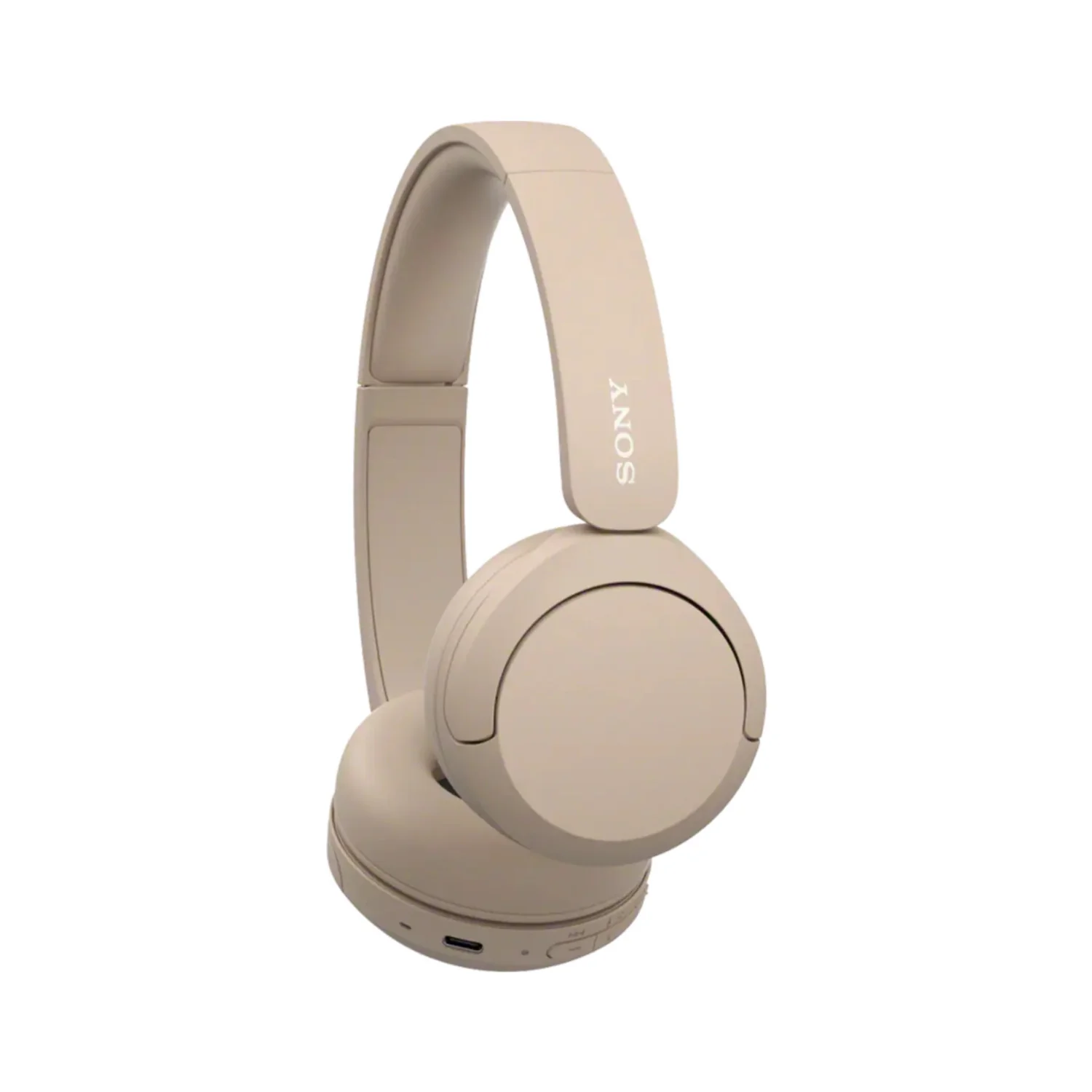 Sony WH-CH520 Wireless Bluetooth Headphones With Mic and Voice Assistant (Beige) - Image 2