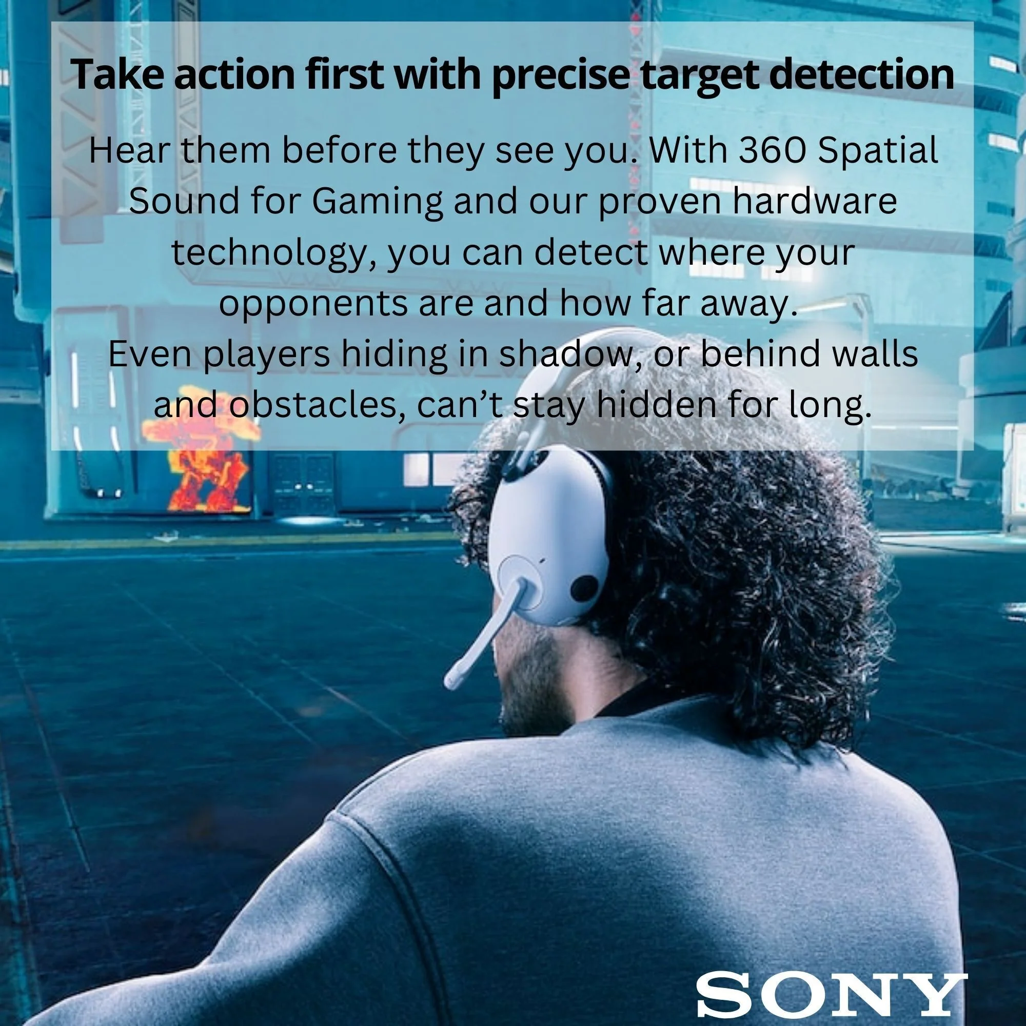 Sony INZONE H9 Wireless Noise Canceling Gaming Headset - Black (WH-GH900N) with Headphone Stand bundle - Image 4