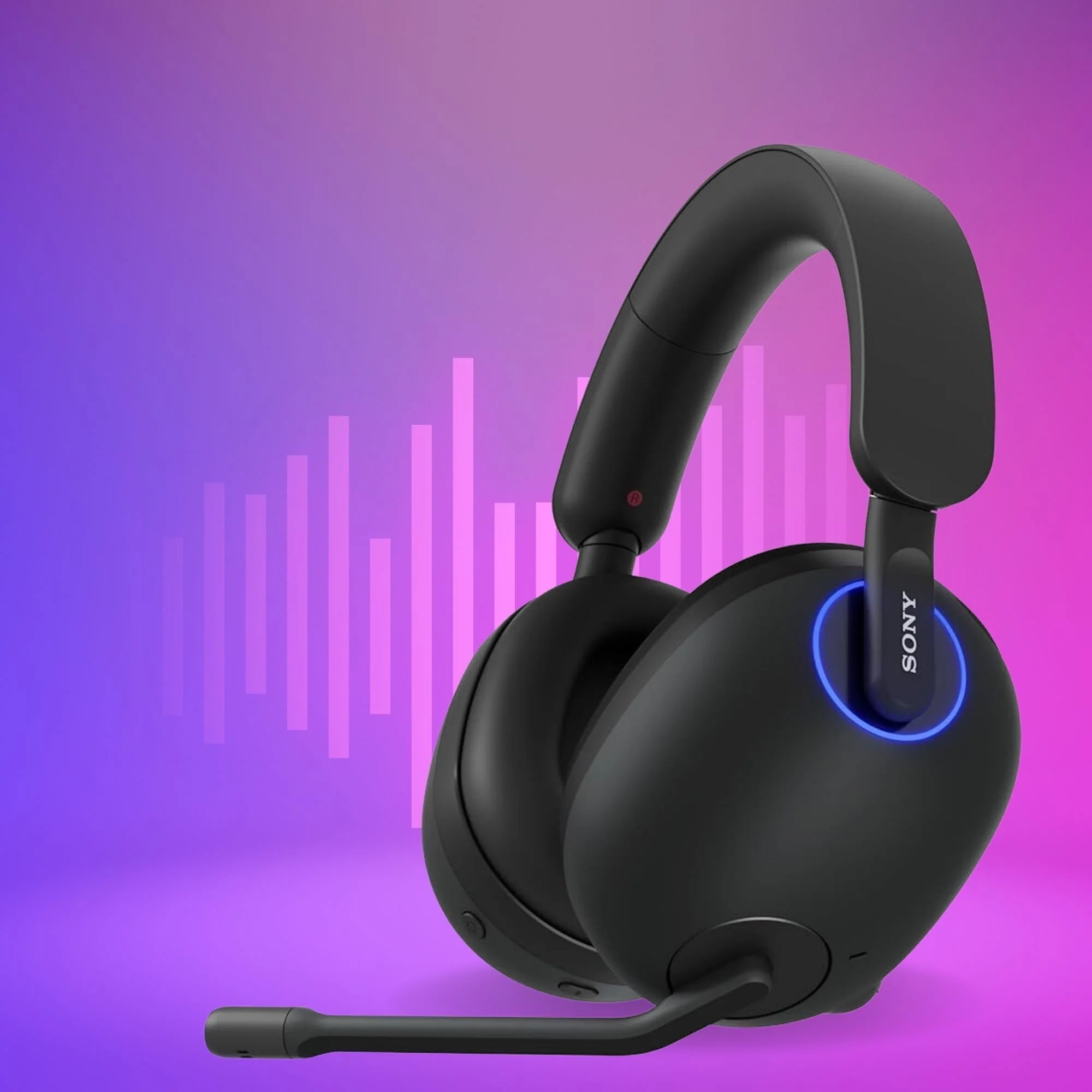 Sony INZONE H9 Wireless Noise Canceling Gaming Headset - Black (WH-GH900N) with Headphone Stand bundle - Image 7