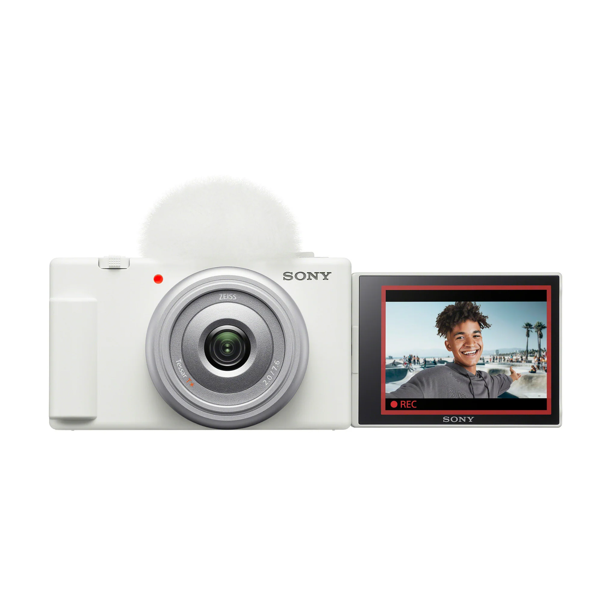 Sony Zv-1F Vlog Camera (White) With Sony Vlogger Shotgun Microphone and Accessories - Image 11