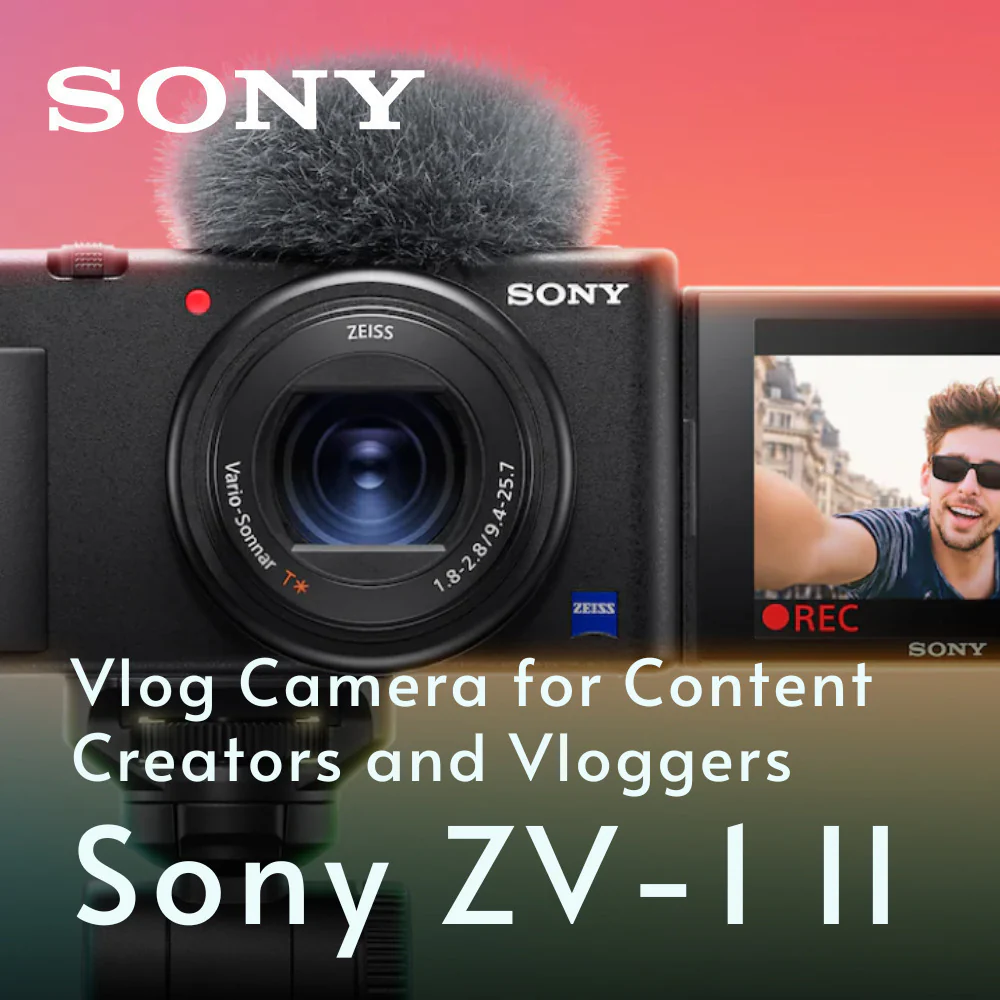 Sony ZV-1 II Vlog Camera (White) with Vlogger Kit and Case Bundle - Image 2