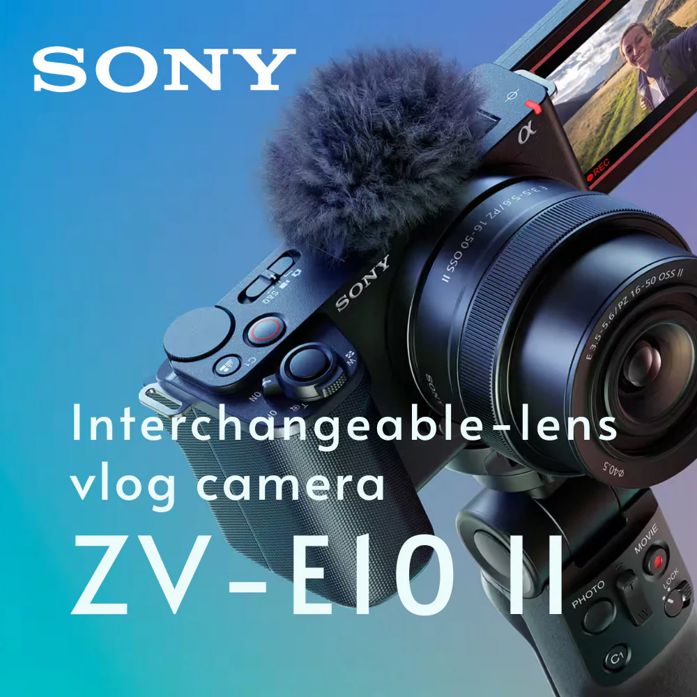 Sony Alpha ZV-E10 II Content Creators Camera with APS-C Mirrorless Lens and Lens Kit (Black) Bundle - Image 2