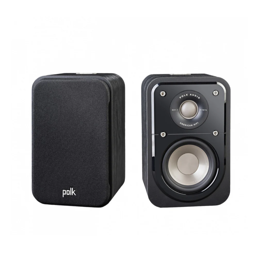 Polk Audio Signature Series S10 2-Way Surround Speakers (Black Walnut, Pair)