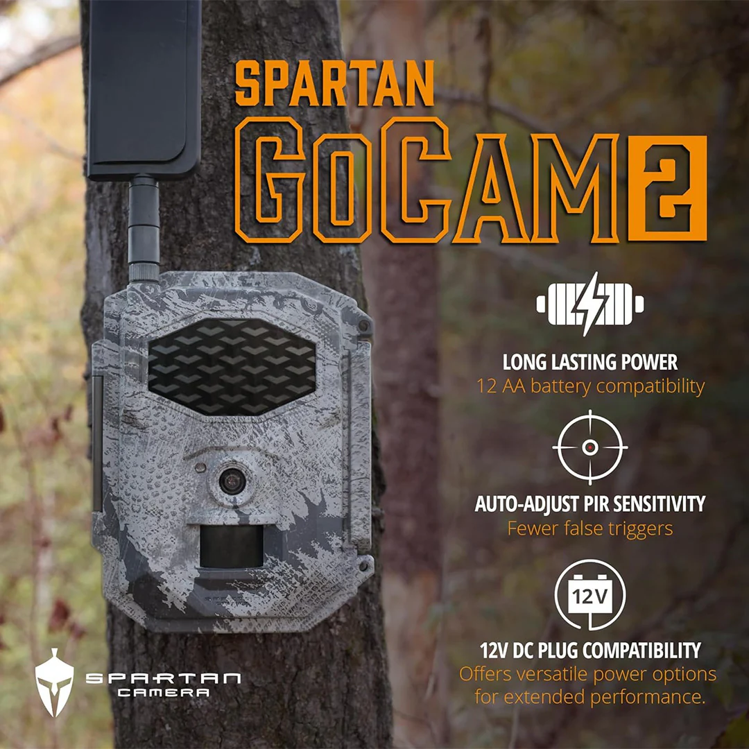 Spartan GoCam2 4G/LTE Multi-carrier Trail Camera with Rugged Design (Areus Camo) - Image 8