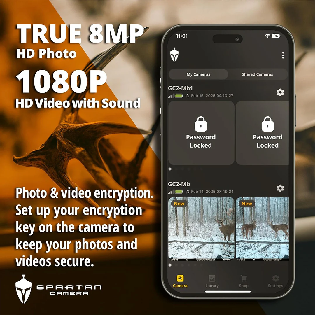 Spartan GoCam2 4G/LTE Multi-carrier Trail Camera with Rugged Design (Areus Camo) - Image 9