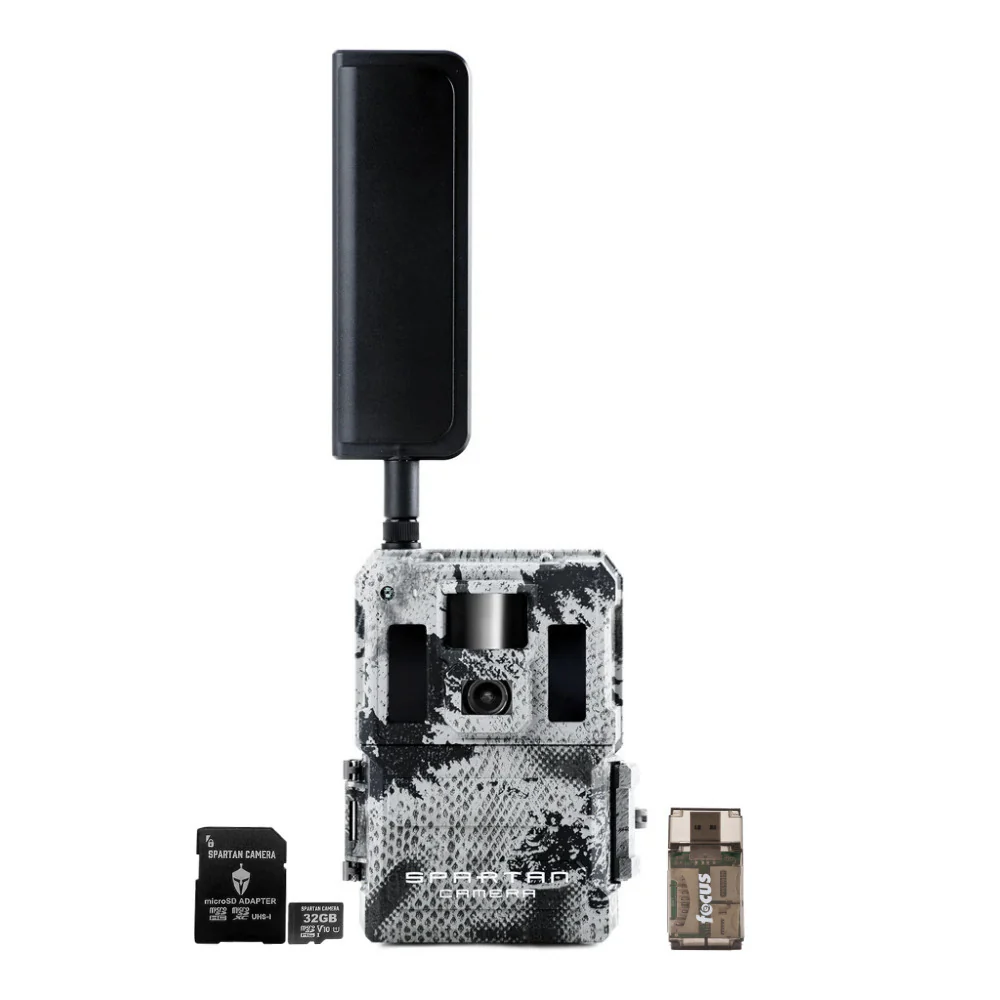 Spartan GoLive2 4G/LTE Trail Camera Bundle with 32GB Memory Card and Card Reader