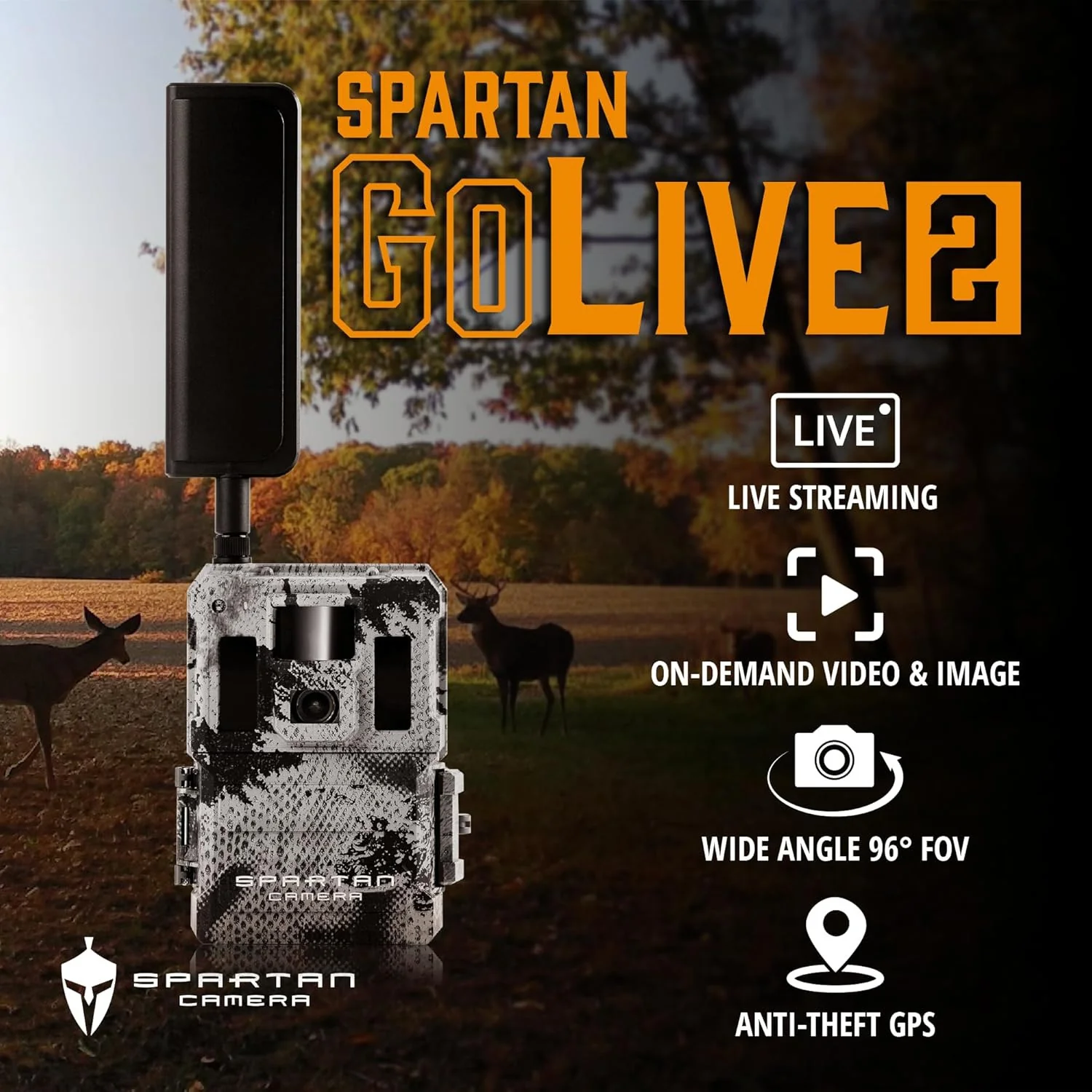 Spartan GoLive2 4G/LTE Trail Camera with Solar Panel and Accessories - Image 4