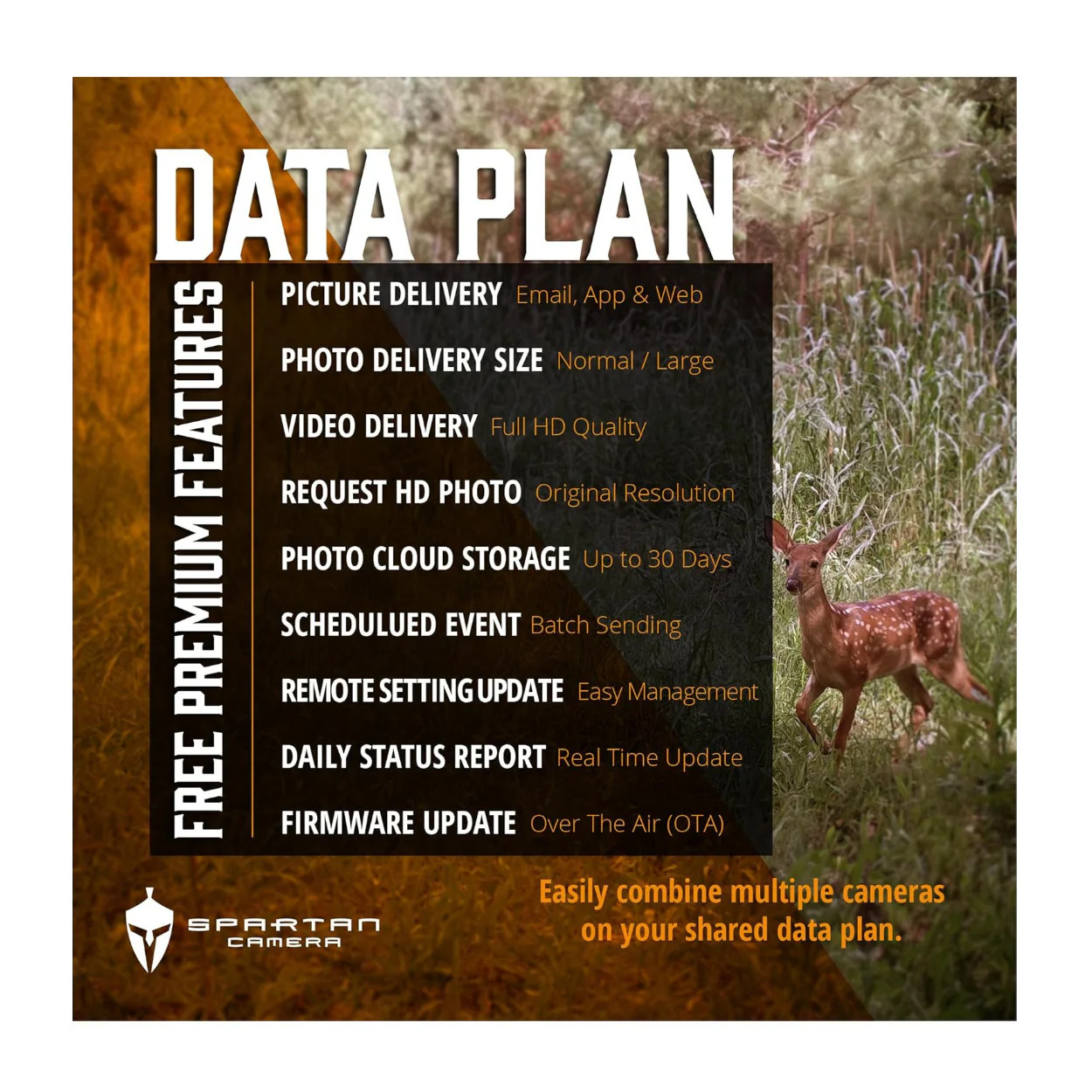 Spartan GoLive2 4G/LTE Trail Camera 4-Pack Bundle with 32GB Memory Card & Reader - Image 9