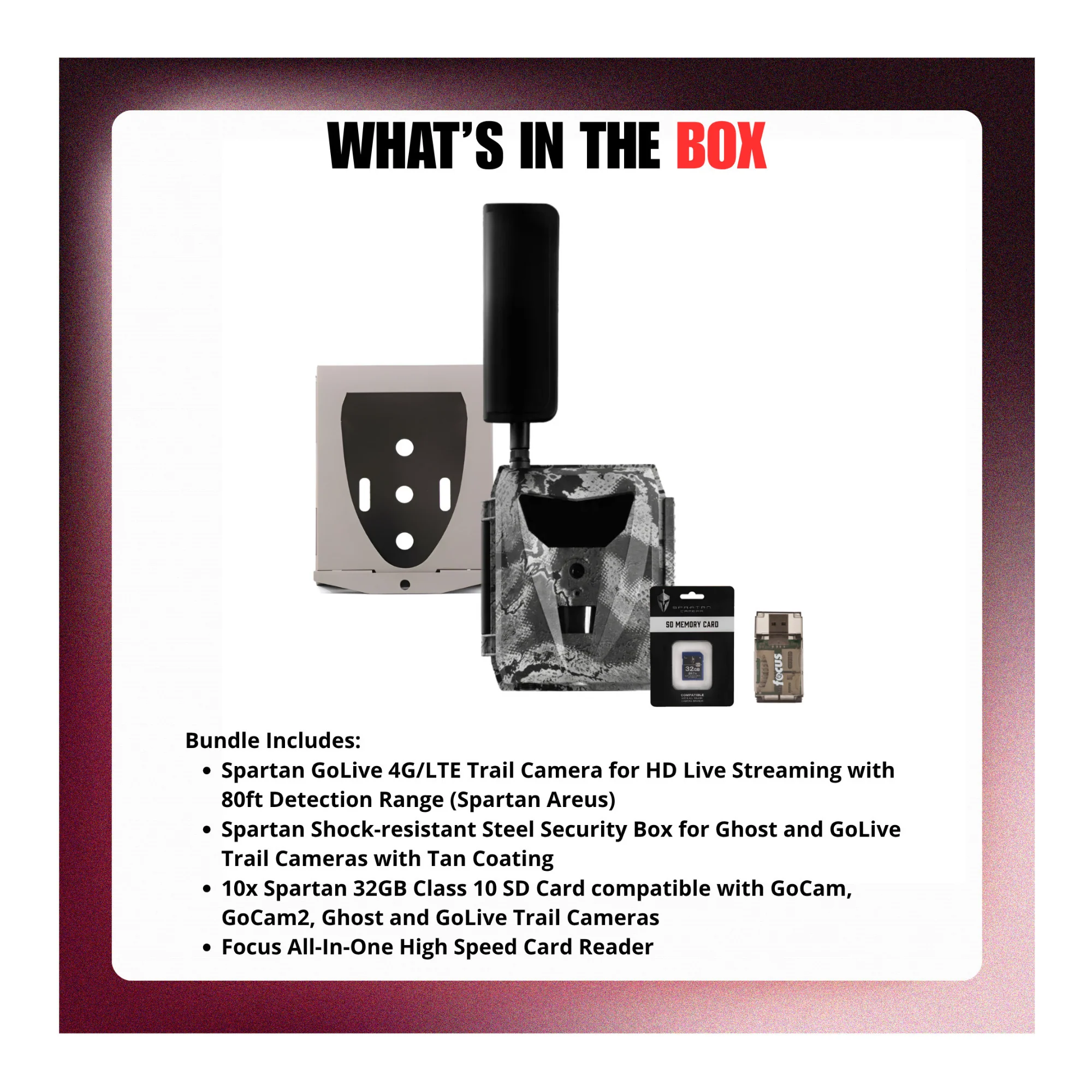 Spartan GoLive 4G/LTE 1080p Trail Camera (Verizon) Bundle with Accessories - Image 9
