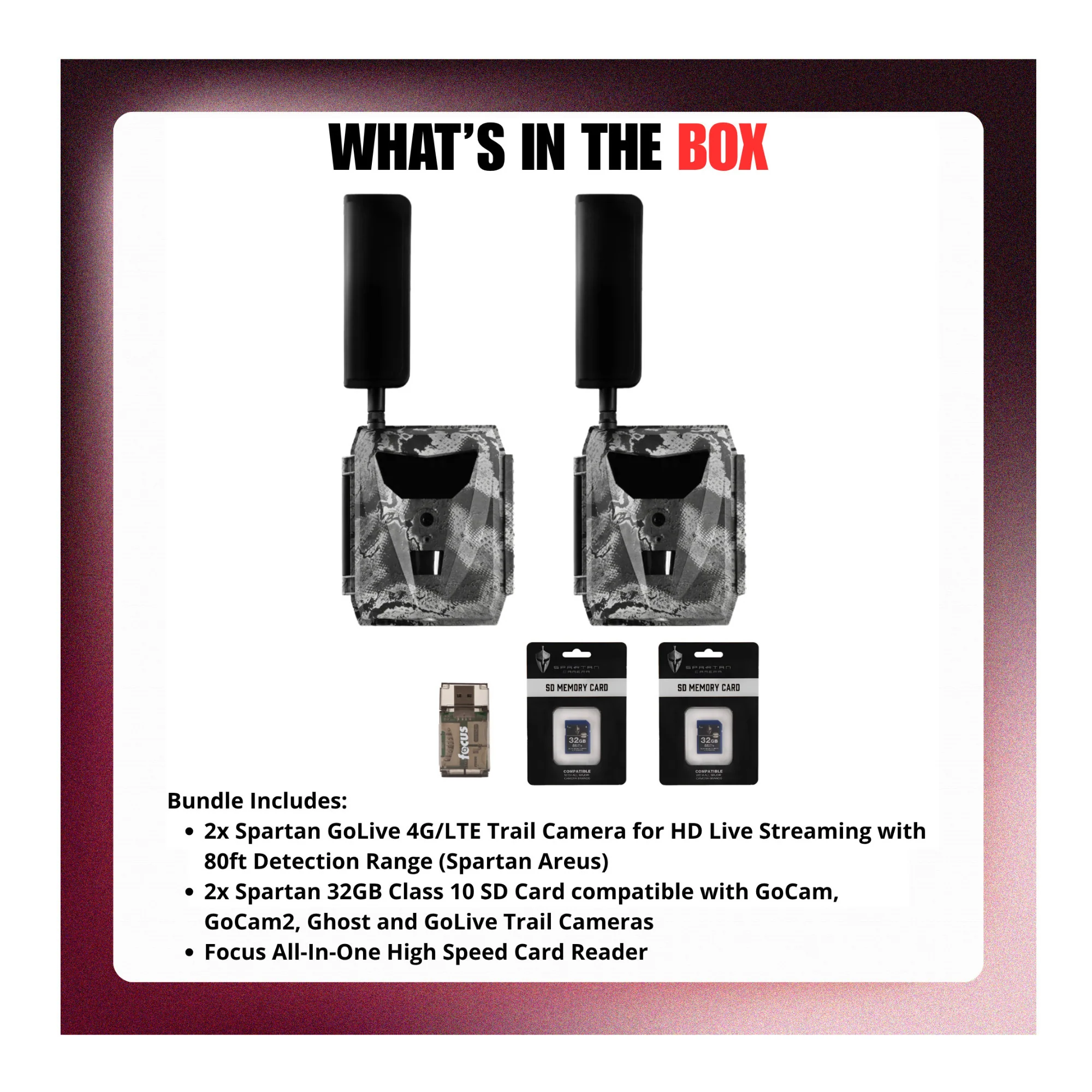 Spartan GoLive 4G/LTE 1080p Trail Camera (Verizon, 2 Pack) Bundle - Image 5