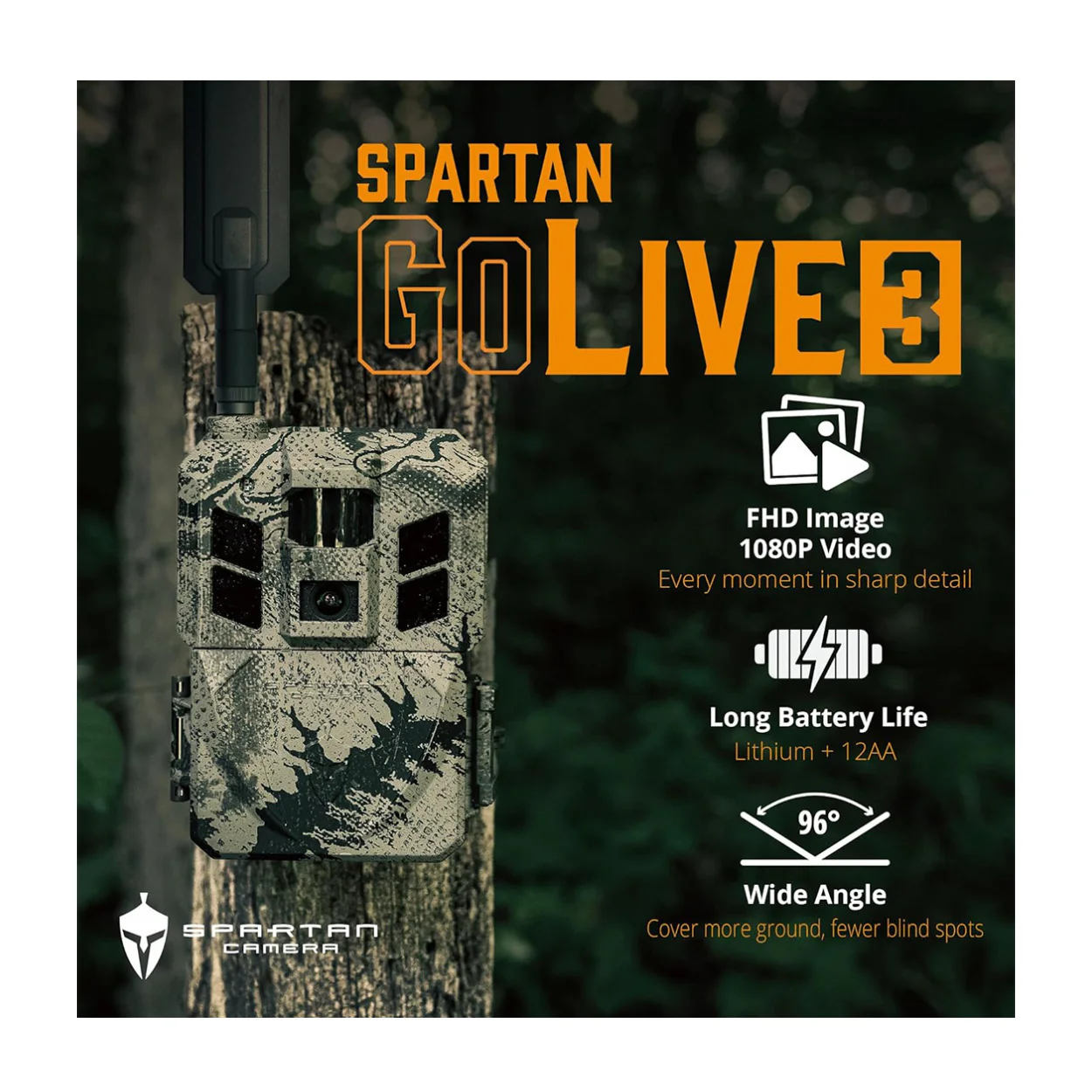 Spartan GoLive3 4G/LTE Multi-carrier Trail Camera (Areus Camo) 2-Pack Bundle - Image 7