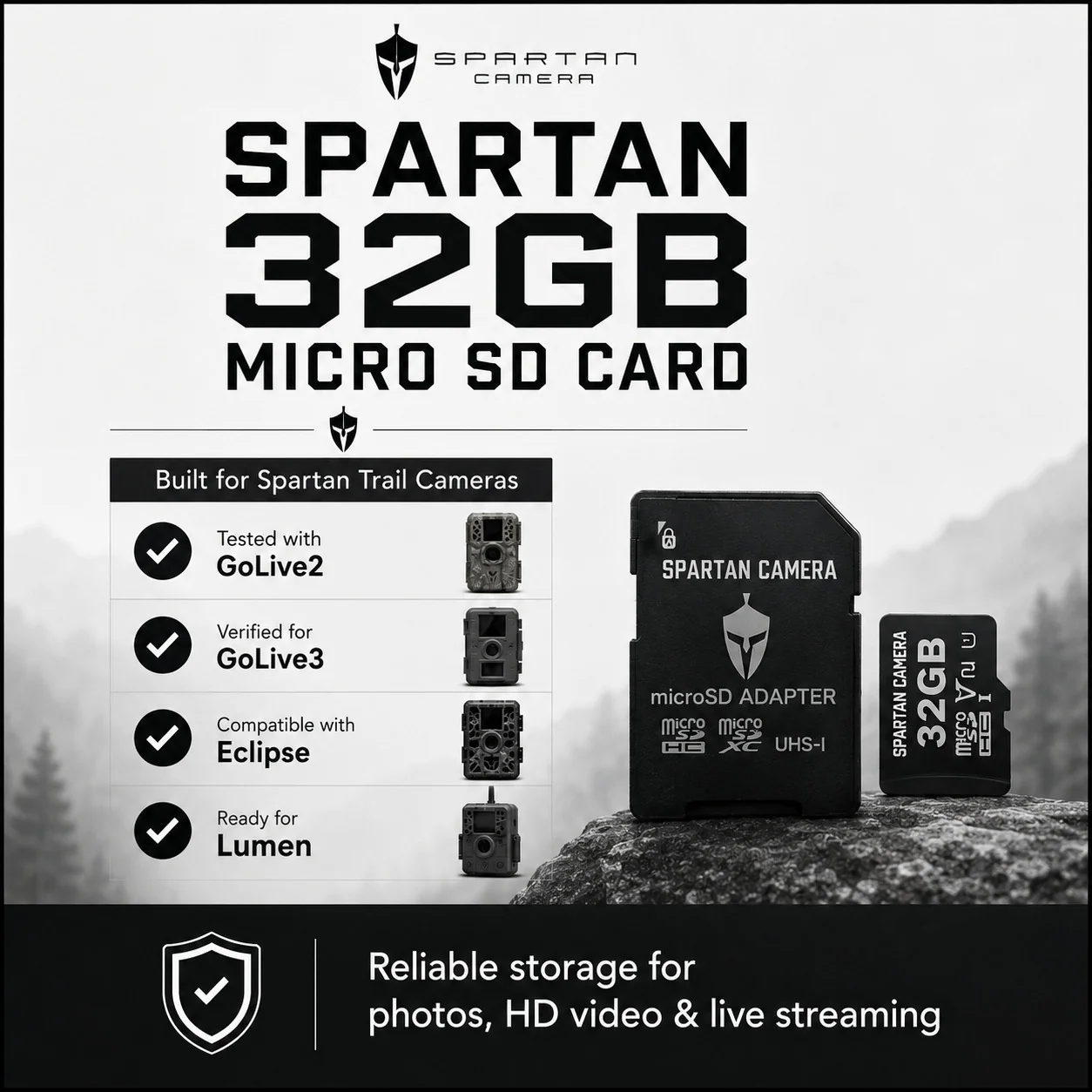 Spartan 32GB Micro Memory Card (10 Pack) with Adapter and Card Reader Bundle - Image 2