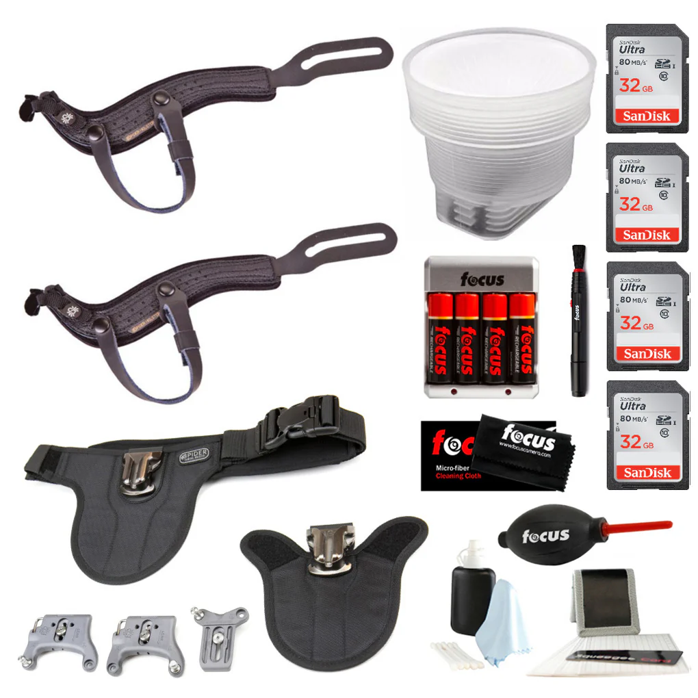 Spider Camera Holster with Dual Camera System and LightSphere Kit