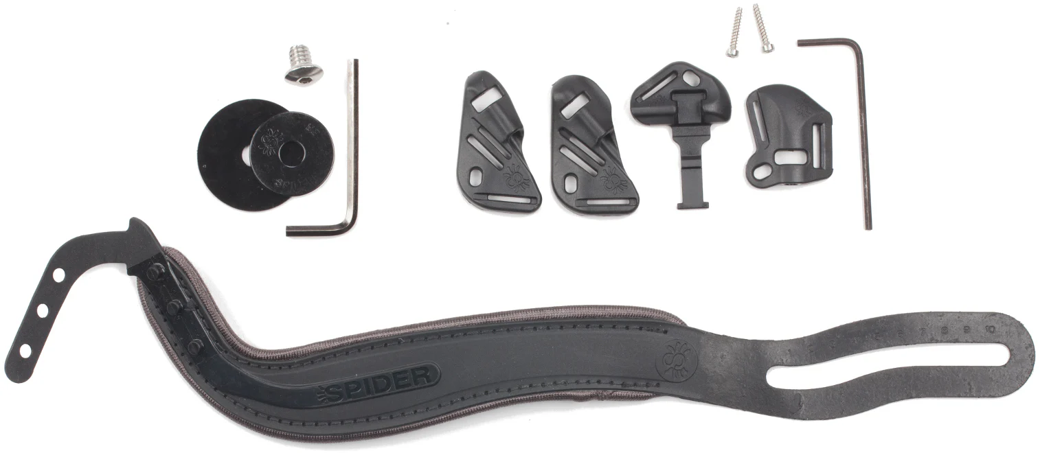 Spider Holster SpiderLight Black Leather Hand Strap 990 with Camera Cleaning Kit - Image 2