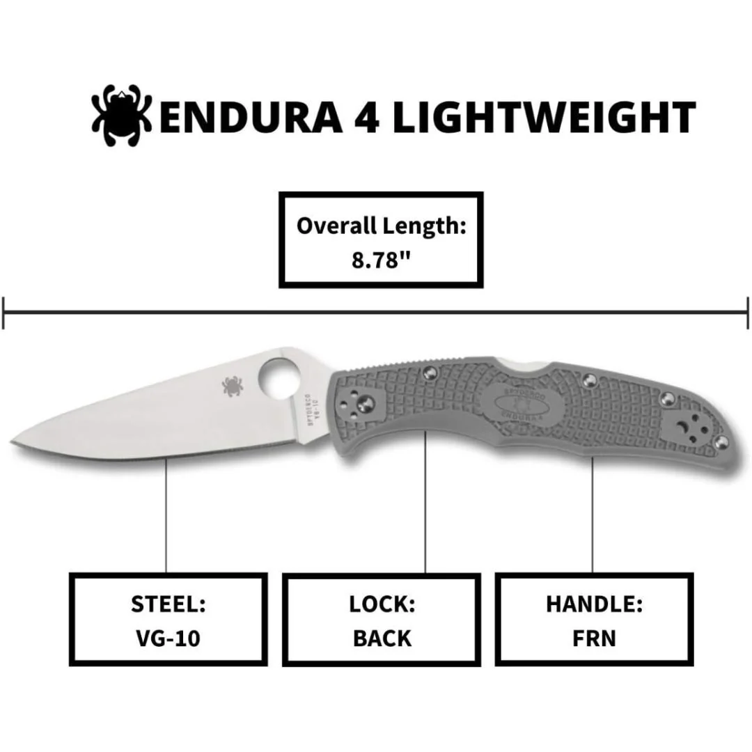 Spyderco Folding Knife Endura 4 - Image 3
