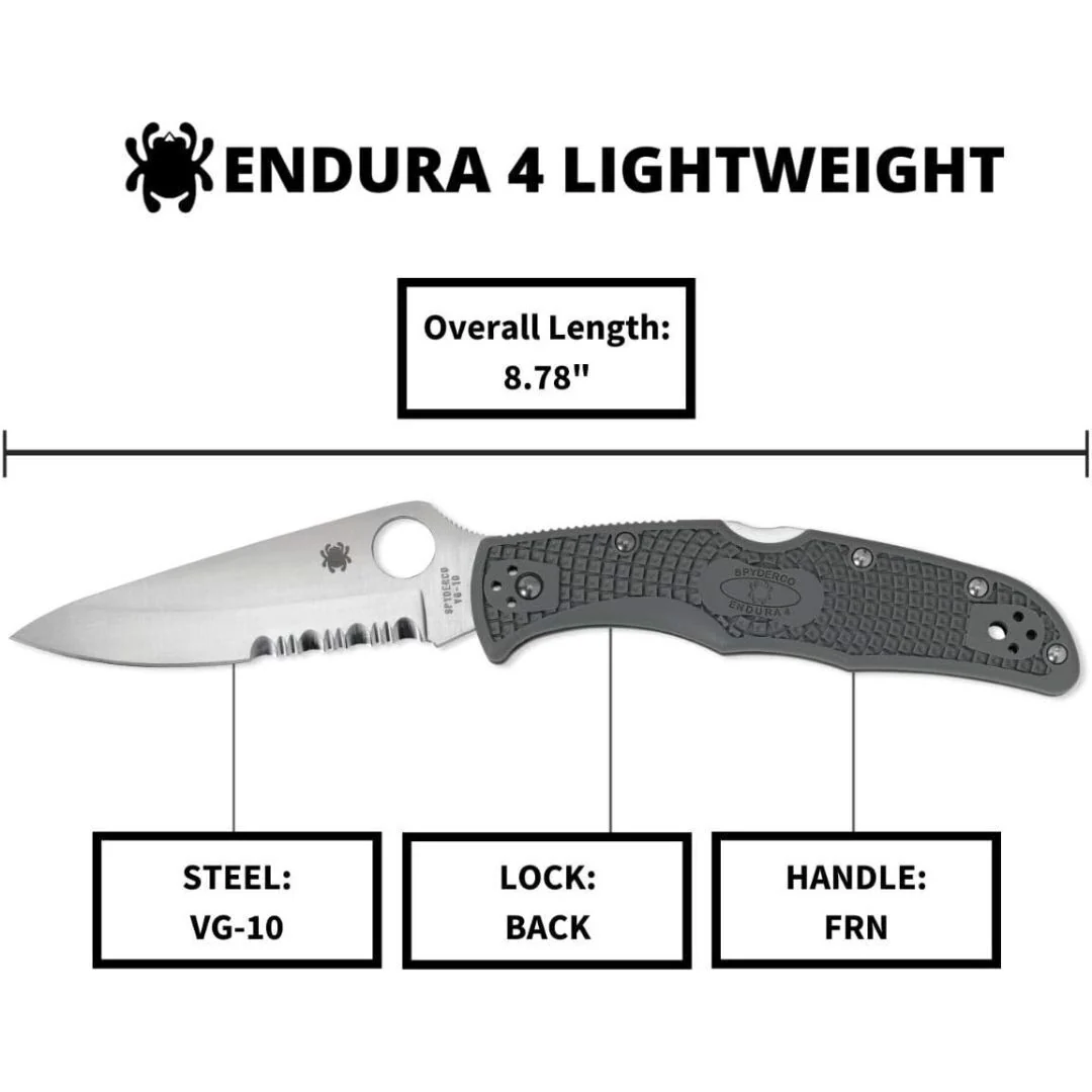 Spyderco Folding Knife Endura 4 - Image 3