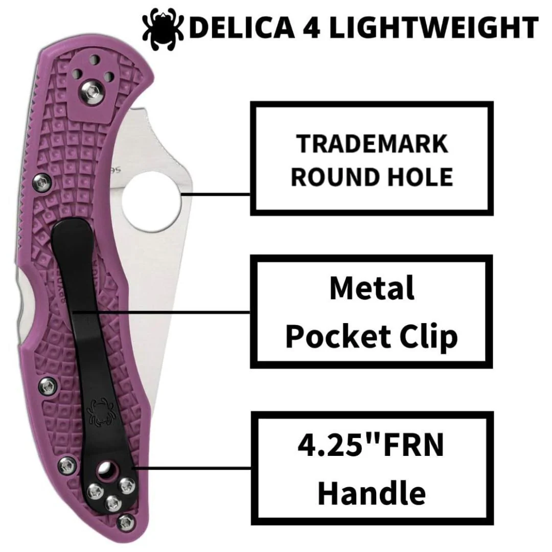 Spyderco Folding Knife Delica 4 - Image 4