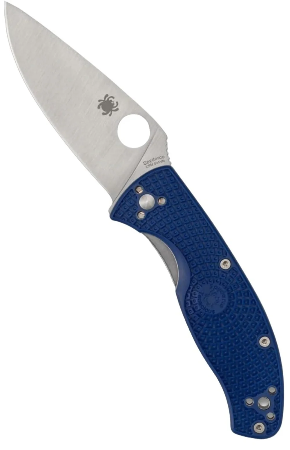 Spyderco Tenacious Lightweight Folding Utility Pocket Knife with CPM S35VN Steel Blade (PlainEdge)