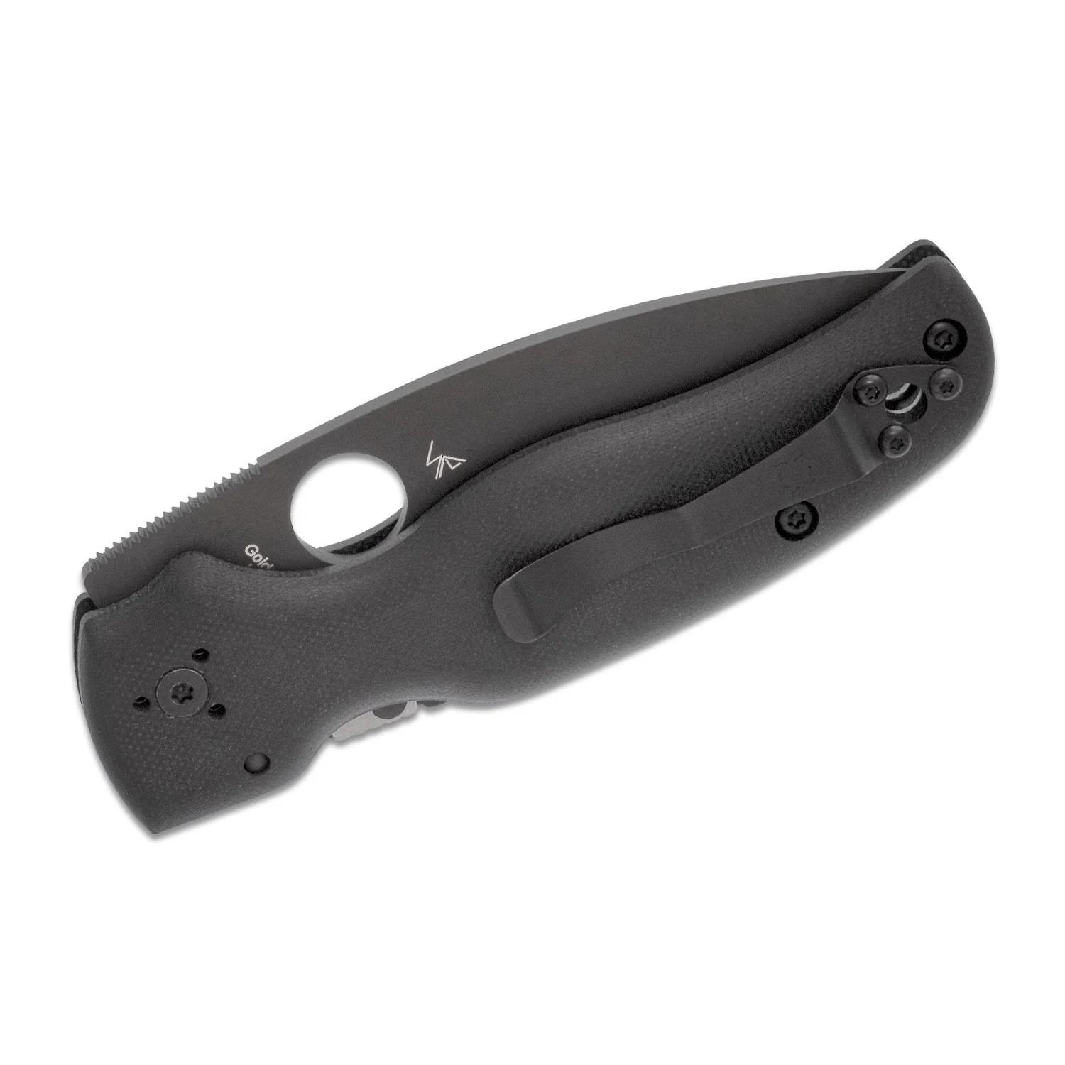 Spyderco Shaman Folding Knife 3.58-Inch Matte Black G10 Handle CPM-S30V Stainless Steel Blade - Image 3