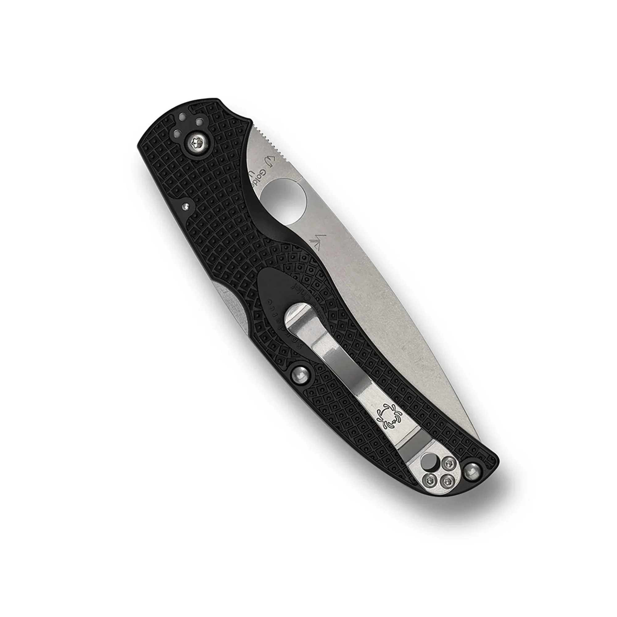 Spyderco Native Chief Lightweight with Textured Handle (Black) - Image 3