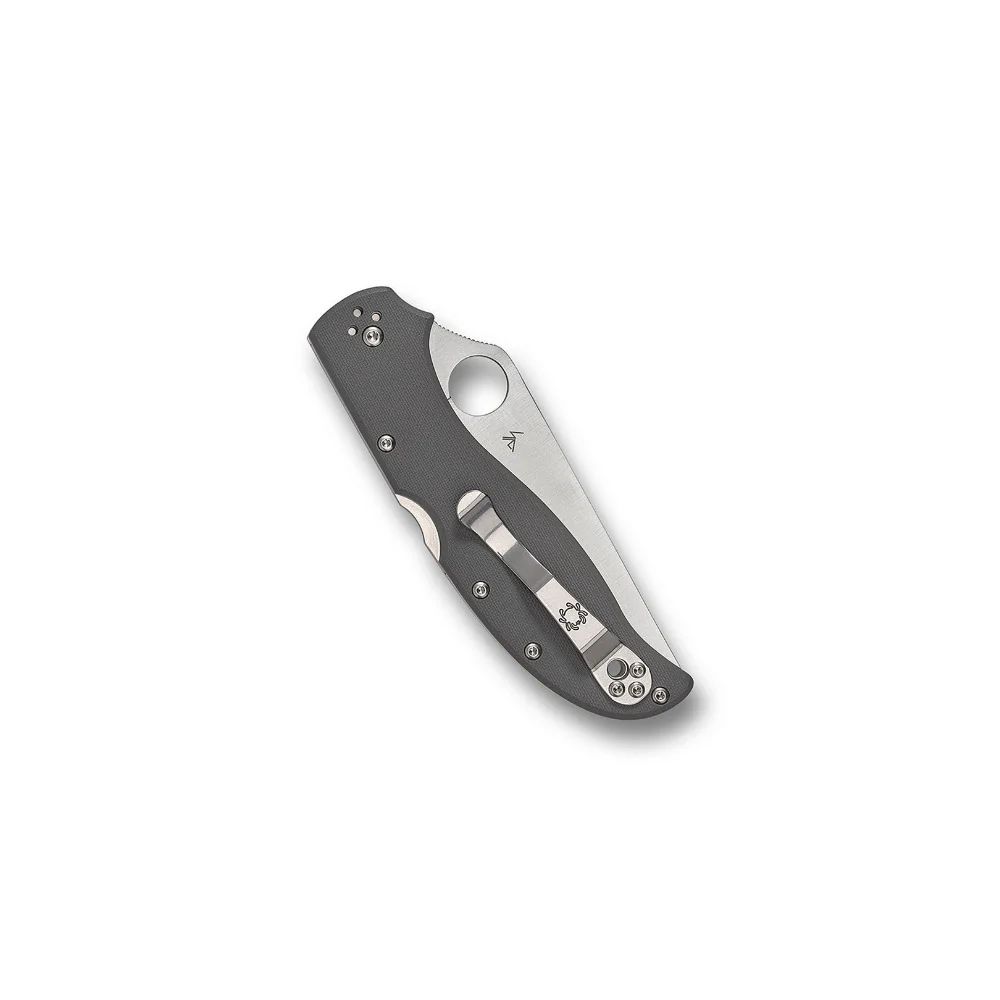 Spyderco Stretch Folding Knife 2 XL Grey G-10 CPM CRU-WEAR - Image 3