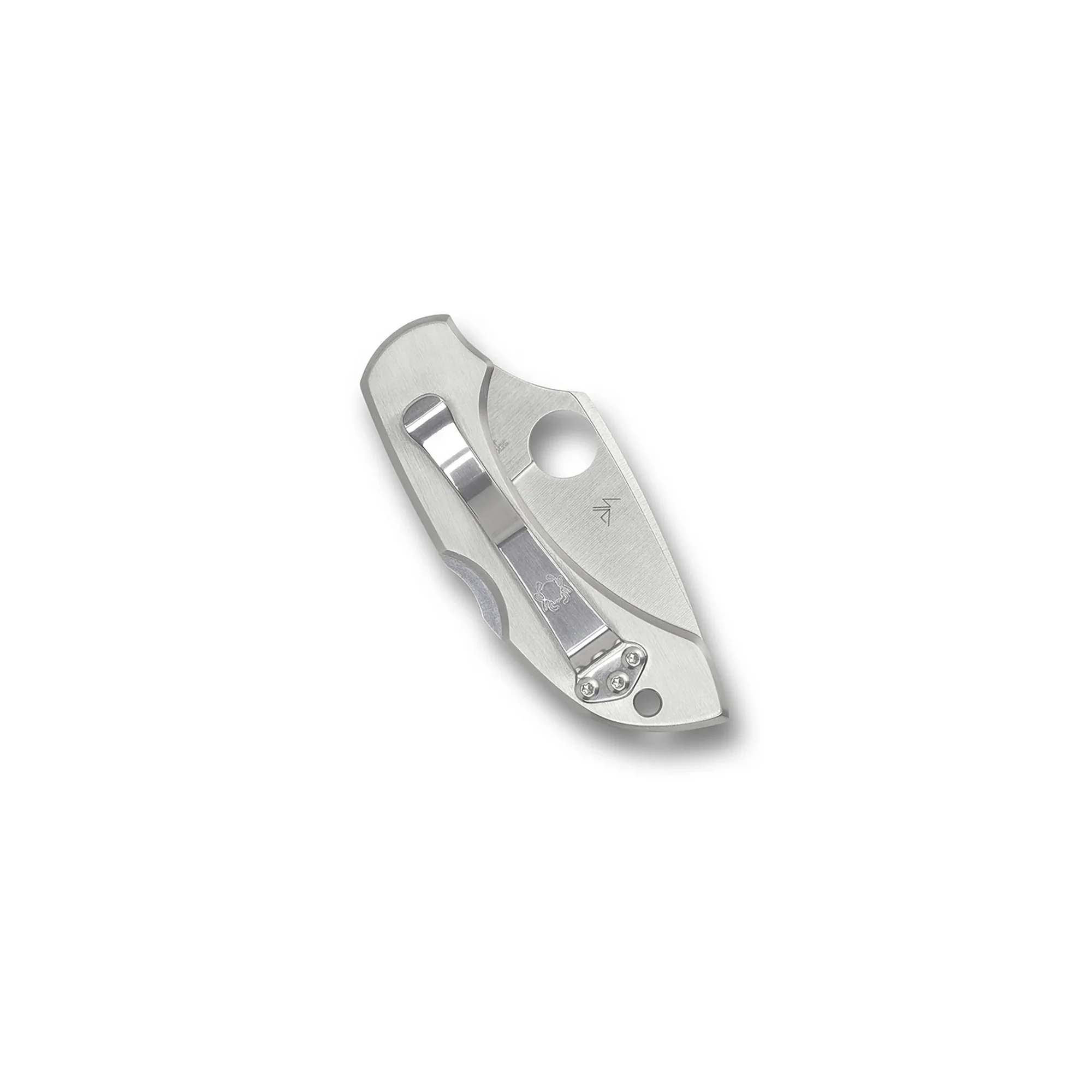 Spyderco Dragonfly Folding Knife - VG-10 PlainEdge Blade, Stainless Steel Handle, Back Lock - Image 3