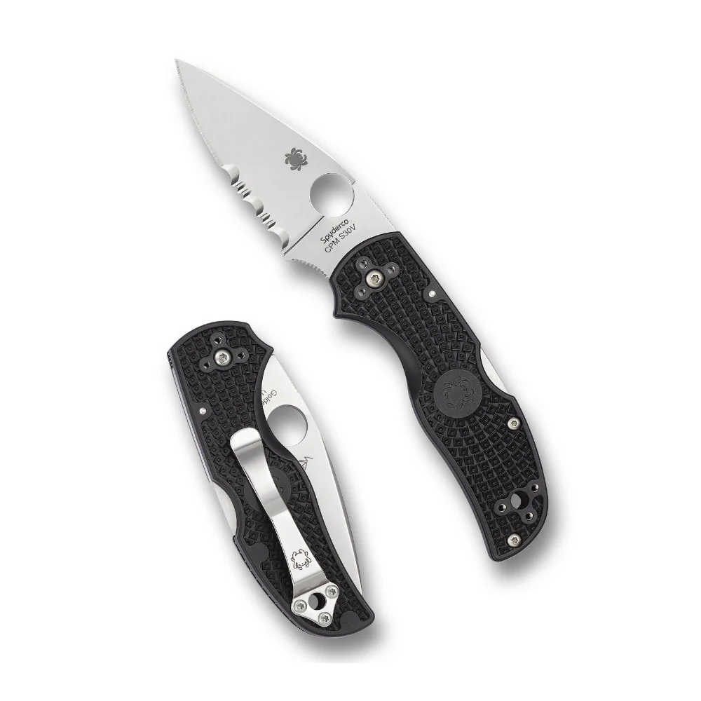 Spyderco Native 5 Lightweight FRN Folding Knife, Black - Image 3