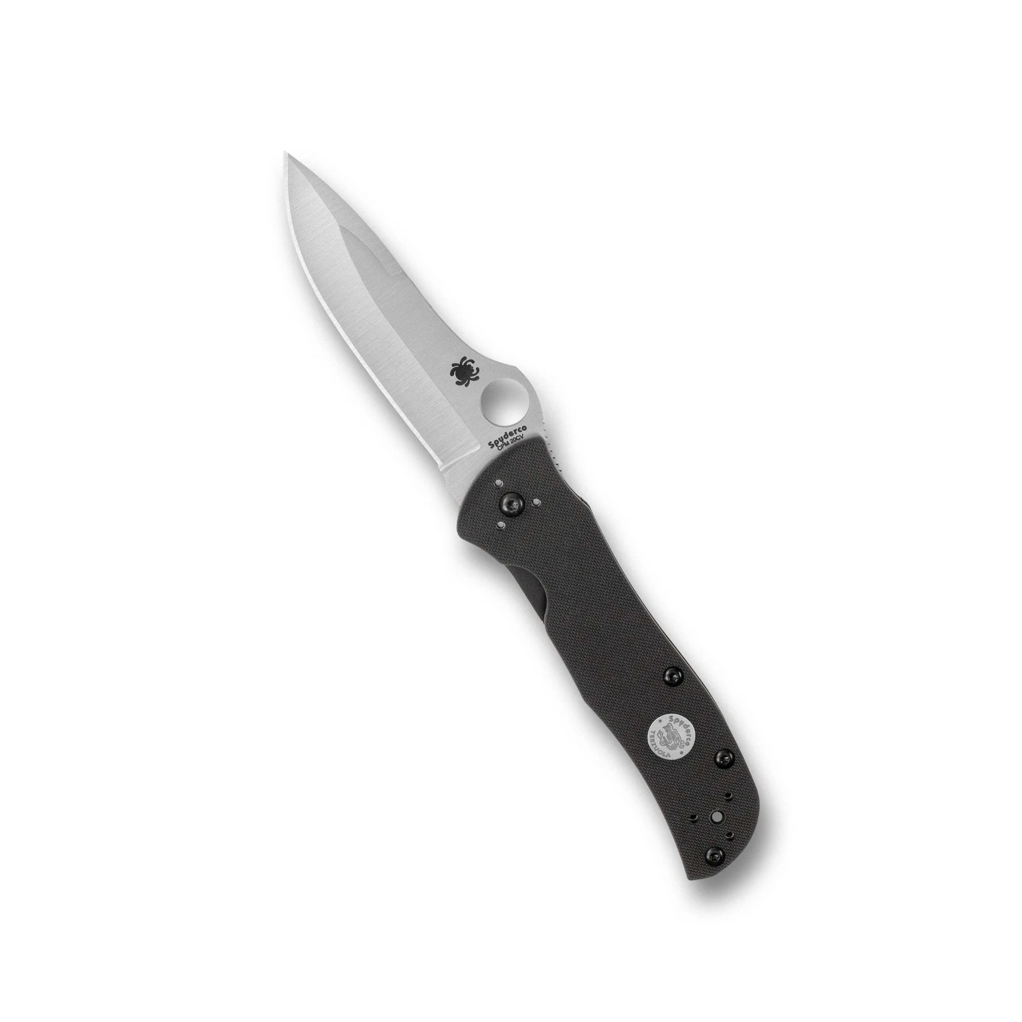 Spyderco Starmate Black G-10 CPM 20CV Sprint Run Folding Knife with LinerLock - Image 2