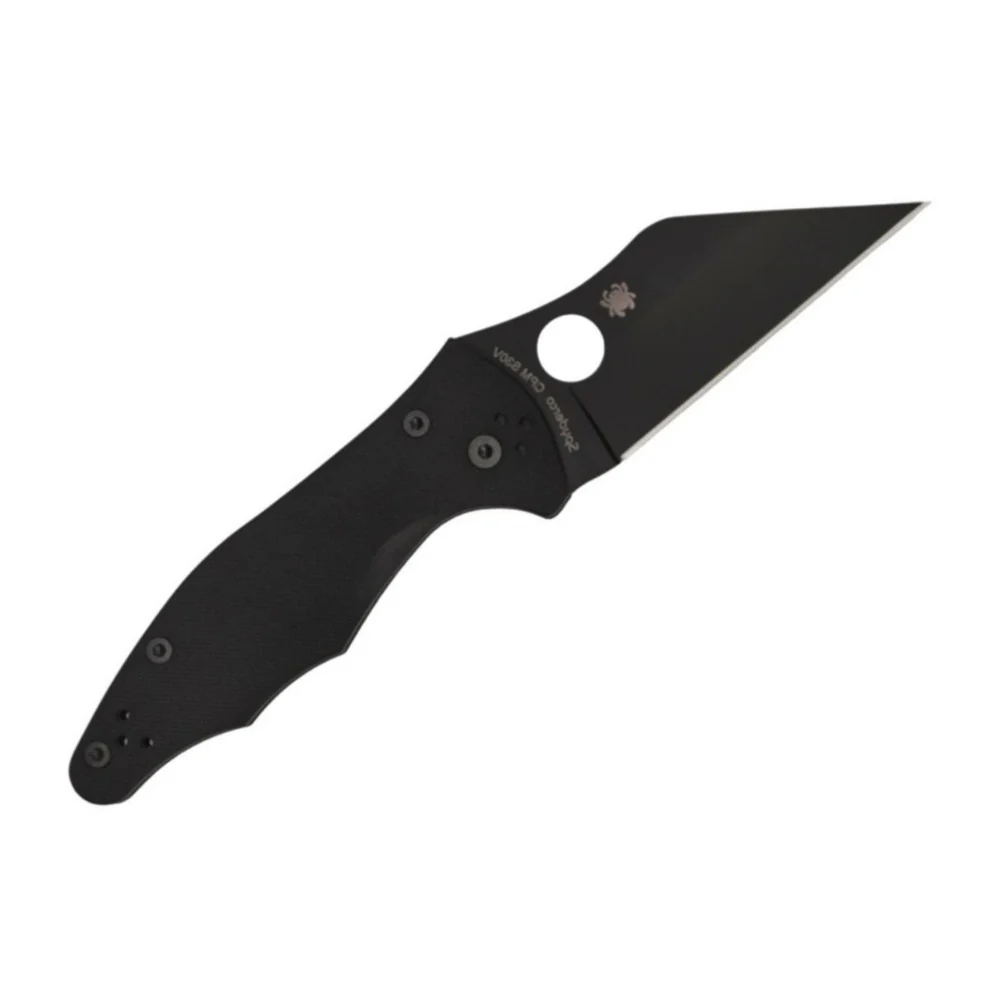 Spyderco Yojimbo 2 Hollow-Ground CPM S30V Stainless Steel Blade 7.69-Inch Folding Knife (Black) - Image 2