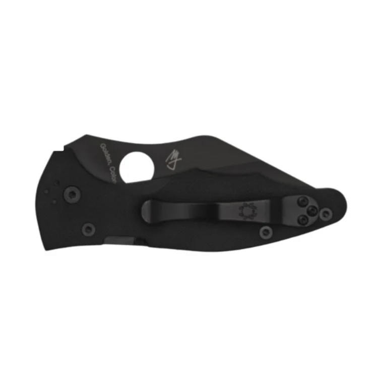 Spyderco Yojimbo 2 Hollow-Ground CPM S30V Stainless Steel Blade 7.69-Inch Folding Knife (Black) - Image 5