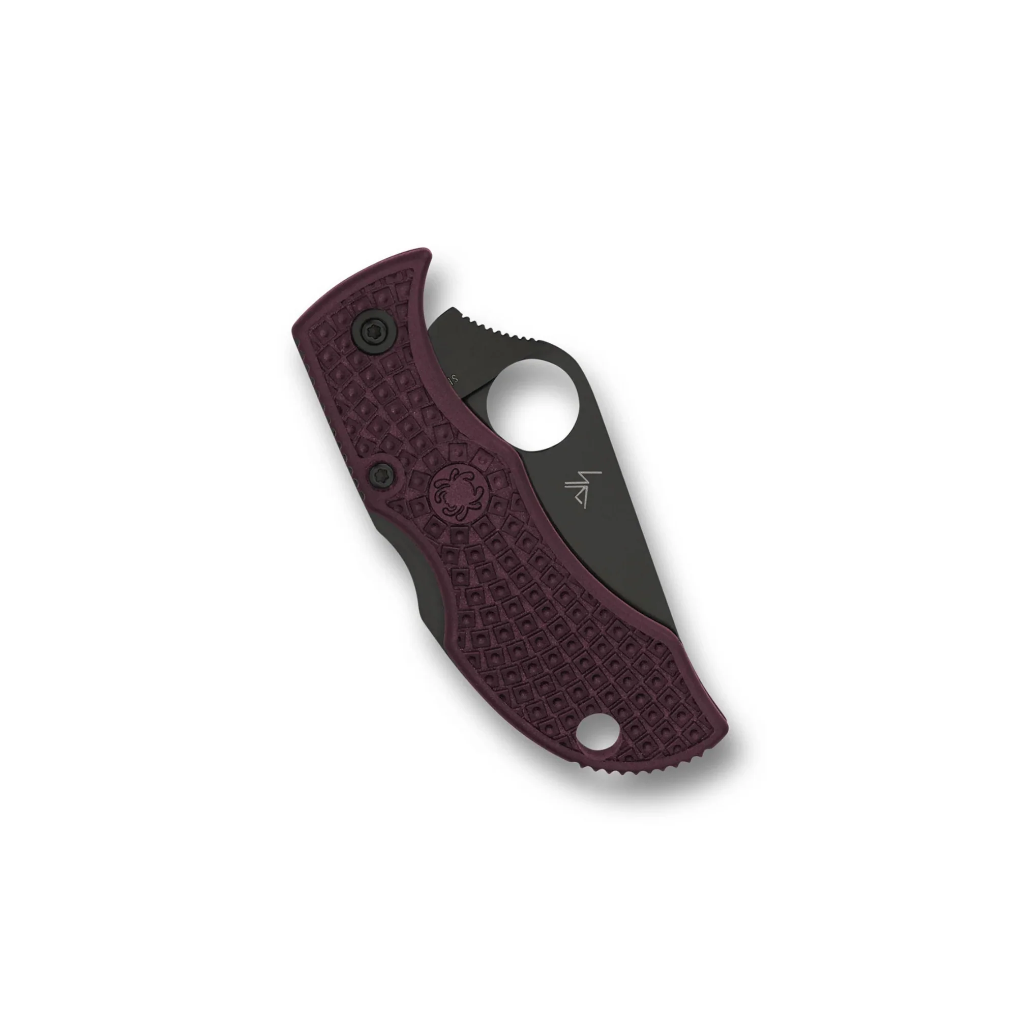 Spyderco Micro-Melt PD#1 Black Blade Limited Sprint Run (Burgundy) - Image 3