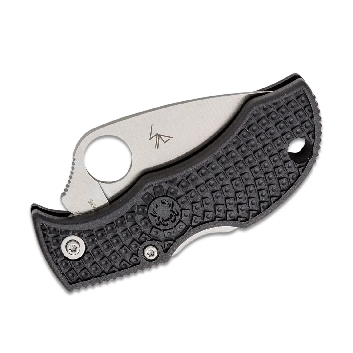 Spyderco ManBug Lightweight Leaf Pocket Knife with Black FRN (Satin Finish) - Image 3