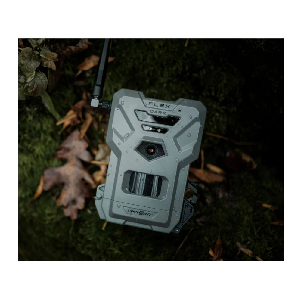 Spypoint FLEX-DARK GPS-Enabled Cellular Trail Camera (Gray) and 16-Gauge Steel Security Box Bundle - Image 7