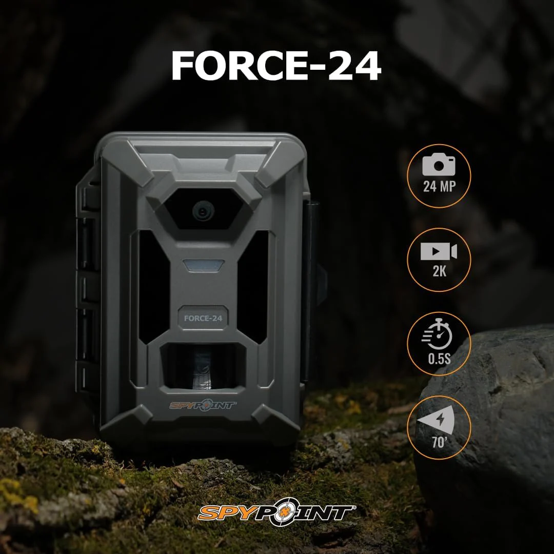 Spypoint Force-24MP Non-Cellular Trail Camera 2k Video Bundle with Accessories - Image 5