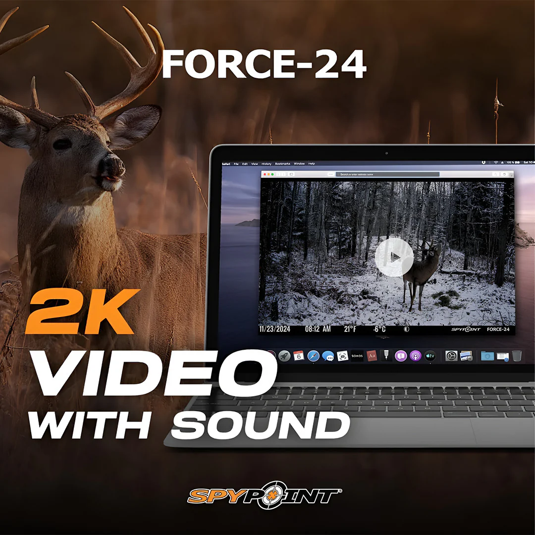 Spypoint Force-24MP Non-Cellular Trail Camera (4 Pack) Bundle with Accessories - Image 8