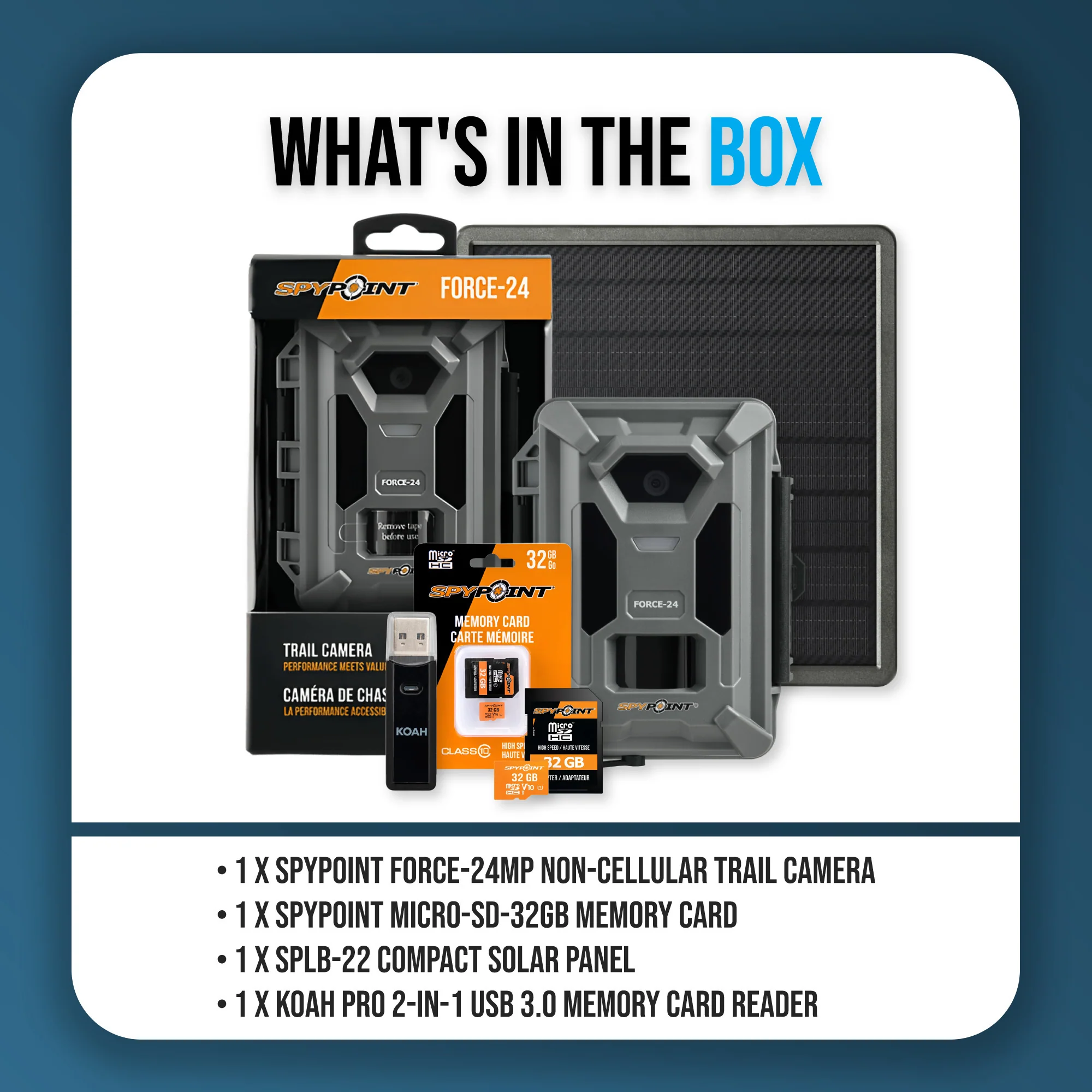 Spypoint Force-24MP Non-Cellular Trail Camera Bundle with Accessories - Image 9