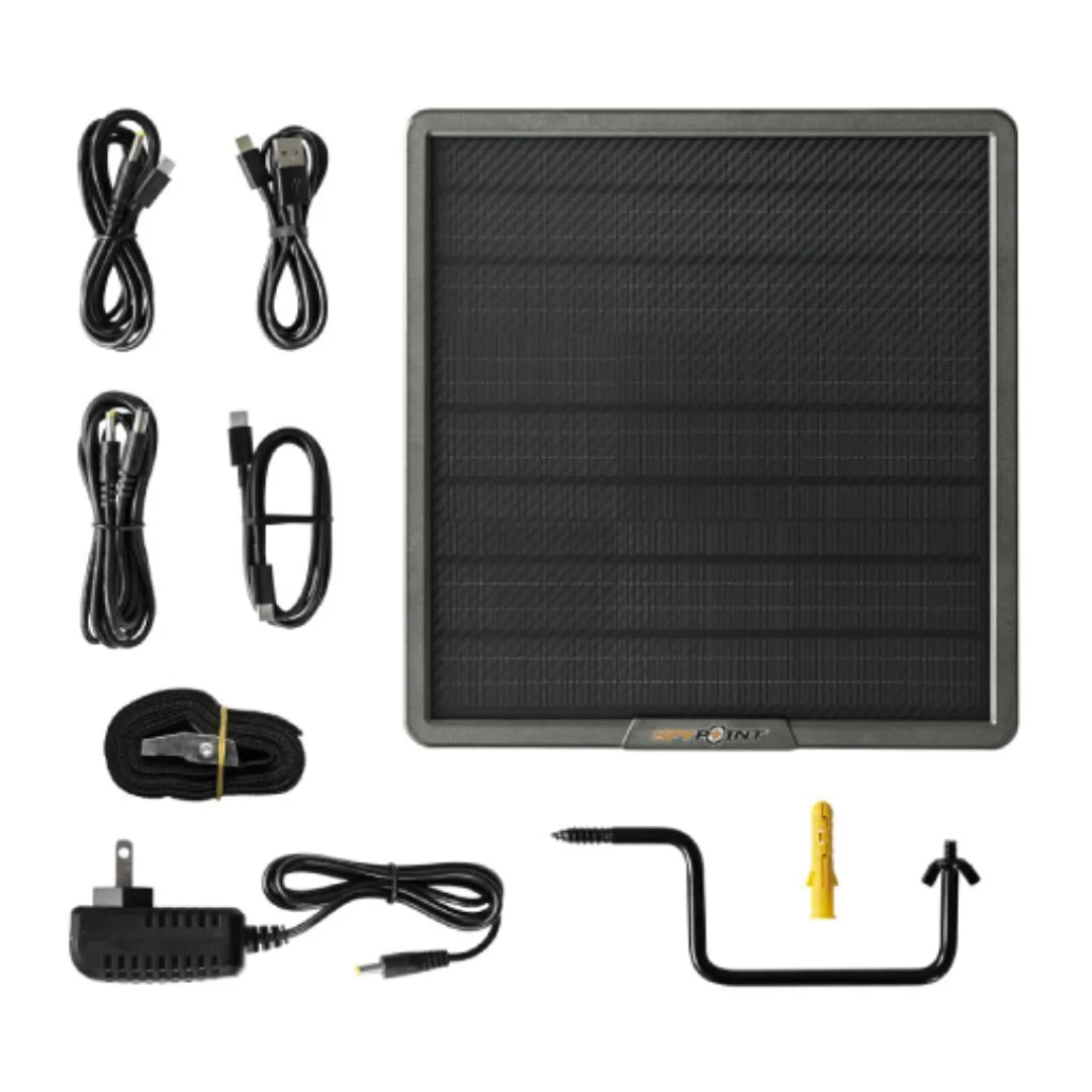 Spypoint FORCE-4K Trail Camera with 10W Solar Panel and Accessories Bundle - Image 5