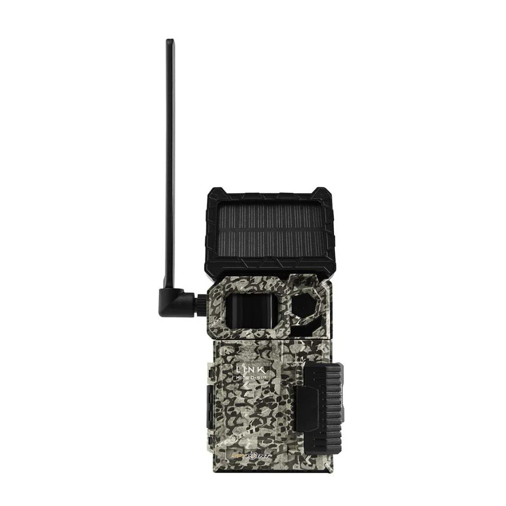 Spypoint LINK-MICRO-S-LTE, 10MP Trail Camera with Solar Panel, Camo (Verizon version)
