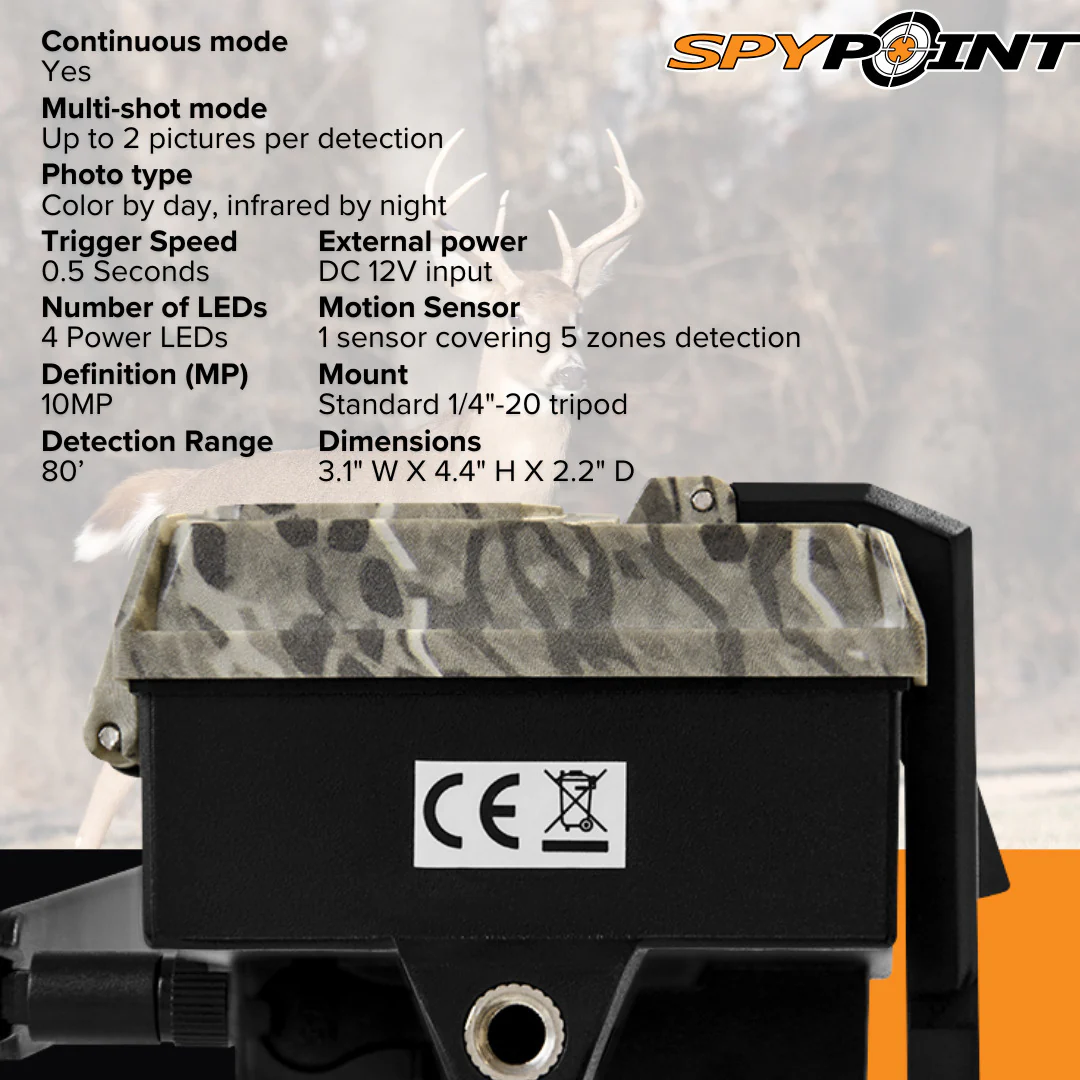 Spypoint LINK-MICRO-LTE Cellular Trail Camera with 32GB Micro SD Card (2-Pack) - Image 5