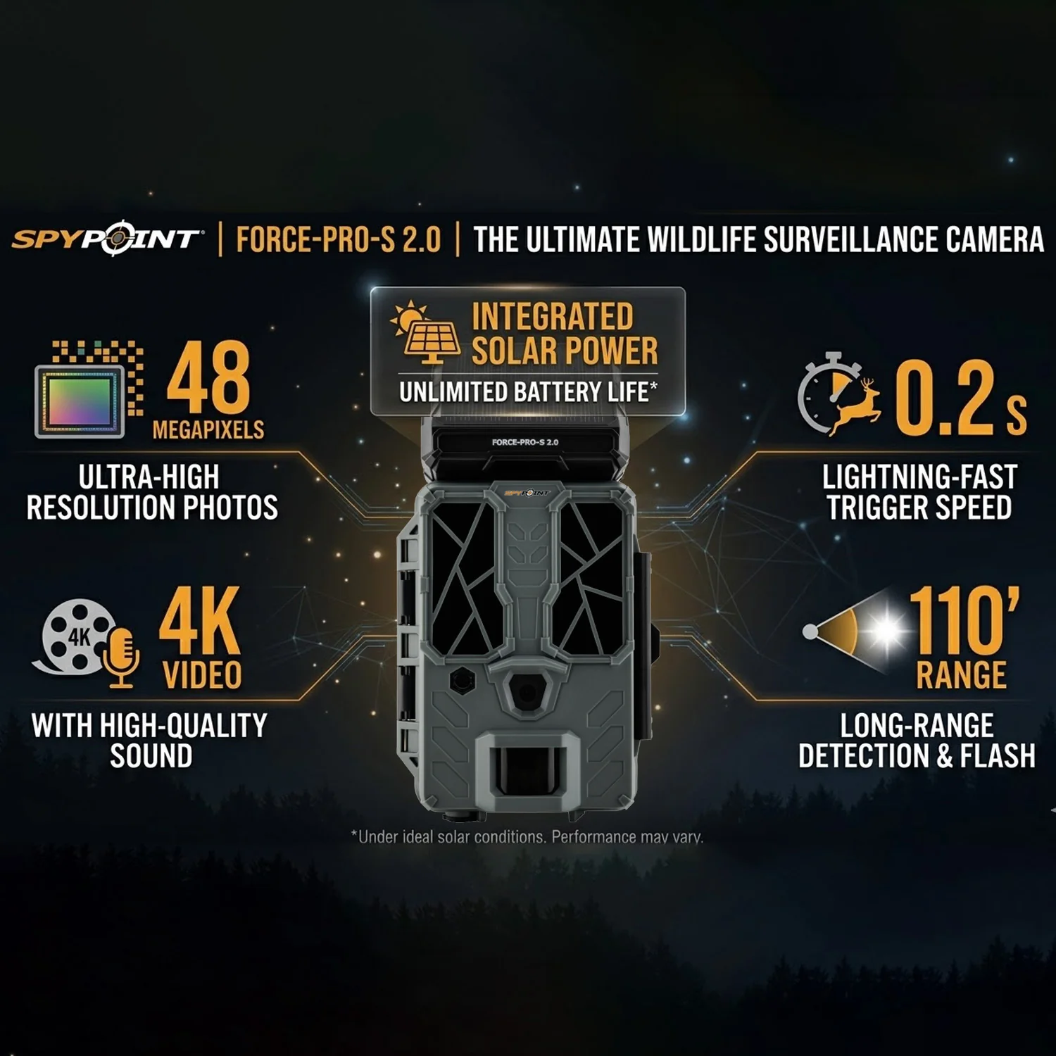 Spypoint FORCE-PRO-S 2.0 Trail Camera (6-Pack) with Accessories Bundle - Image 6