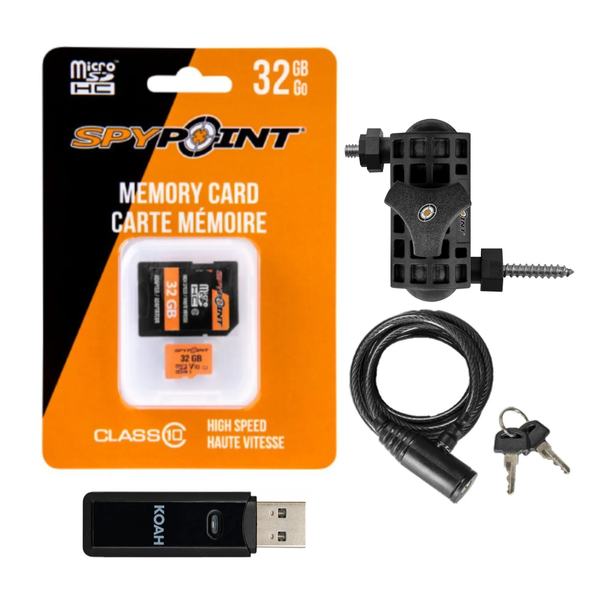 Spypoint FORCE-PRO-S 2.0 Trail Camera (2-Pack) Bundle with Accessories - Image 3