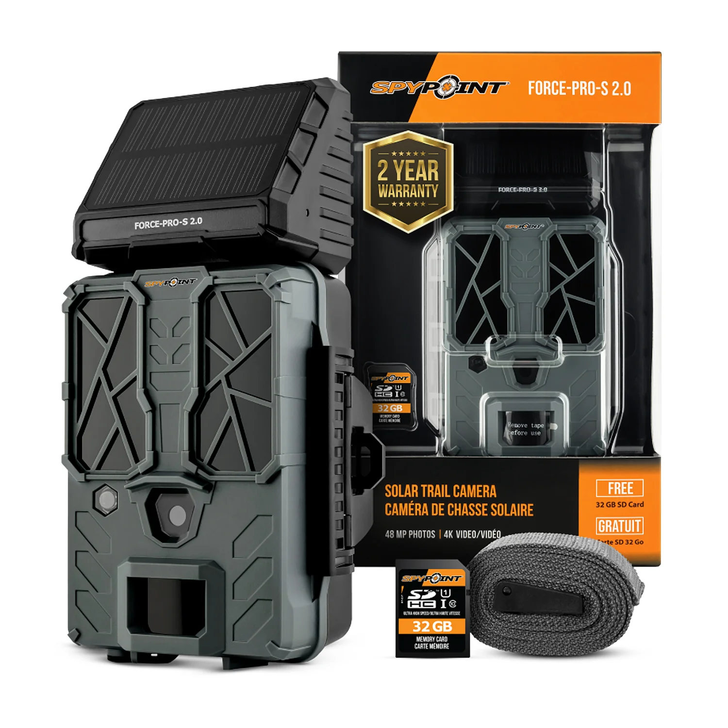 Spypoint FORCE-PRO-S 2.0 Trail Camera (2-Pack) Bundle with Accessories - Image 5