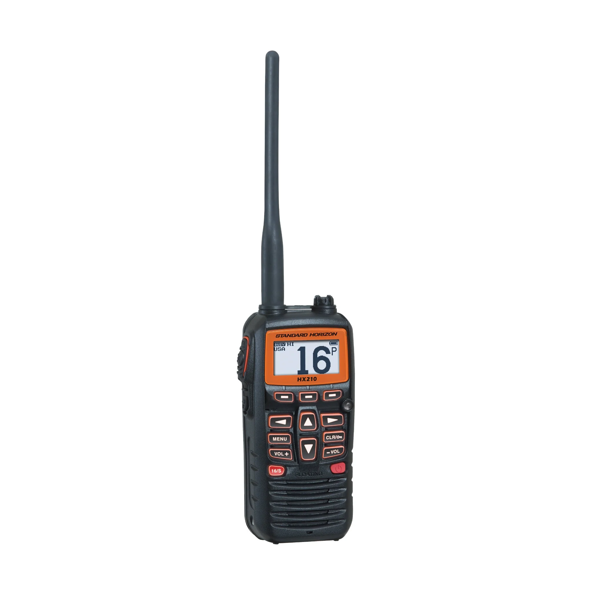 Standard Horizon HX210 Handheld VHF Radio with Water-Activated Strobe Light - Image 3