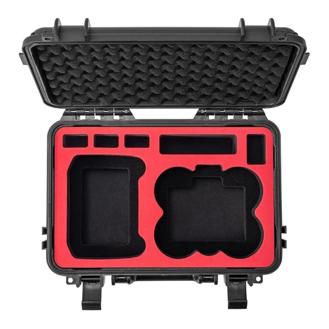 STARTRC Waterproof Hard Carrying Case for DJI Neo Fly More Combo (Black and Red) - Image 3