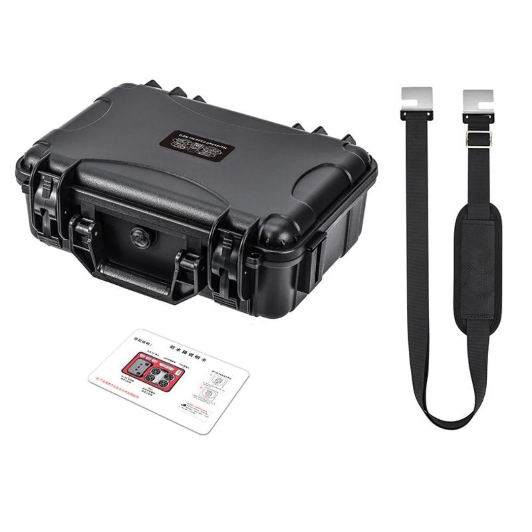 STARTRC Waterproof Hard Carrying Case for DJI Neo Fly More Combo (Black and Red) - Image 5