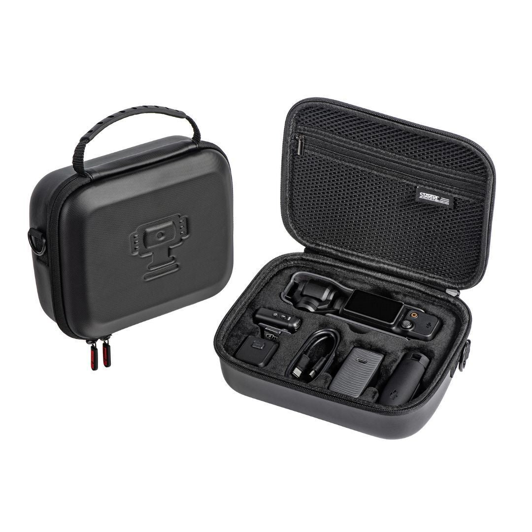 STARTRC PU Storage Bag for DJI Osmo Pocket 3 Action Camera with Water-Resistant Design (Black) - Image 3
