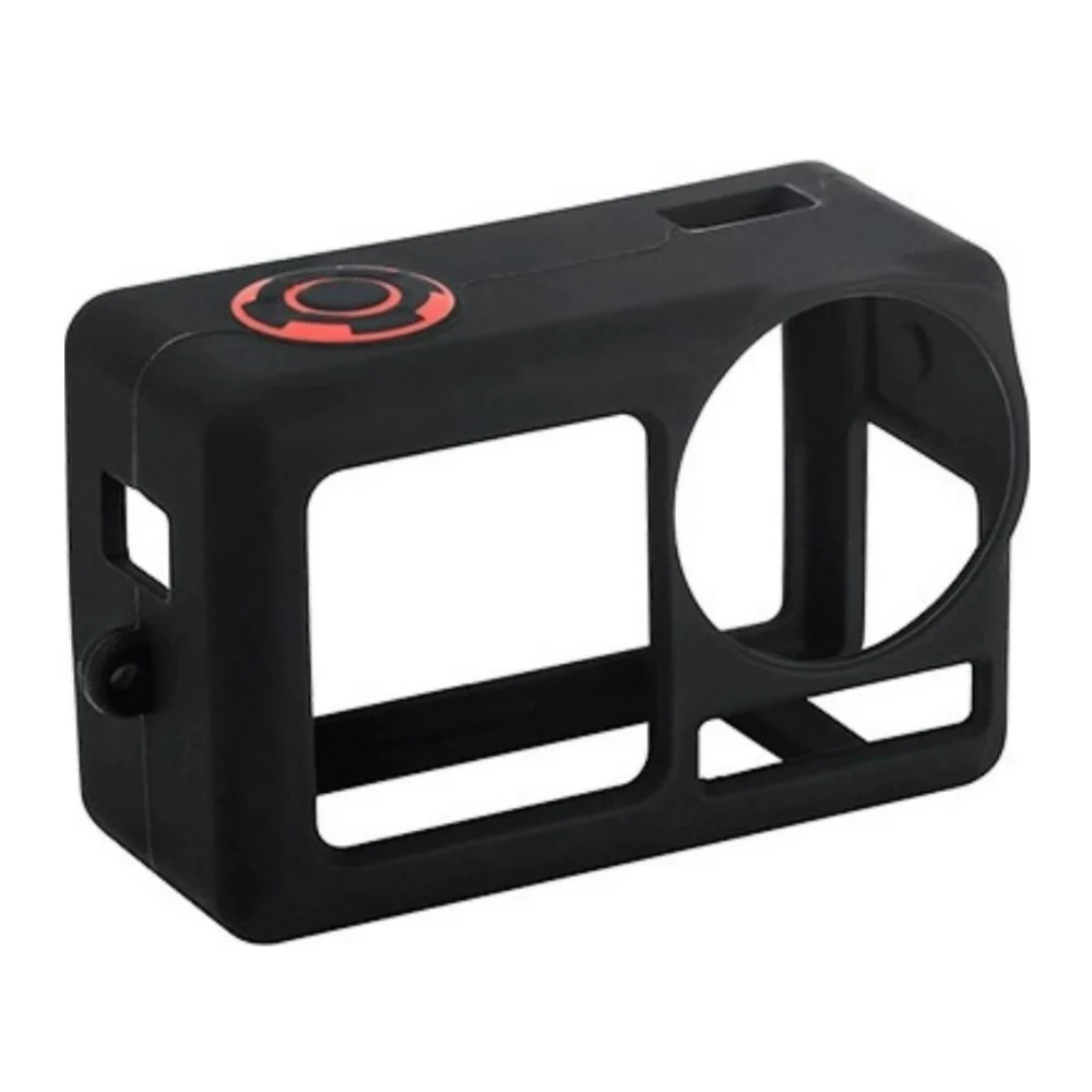 STARTRC Silicone Shock-Absorbent Protective Case with Lens Cap Kit for DJI Action 5 Pro (Black)