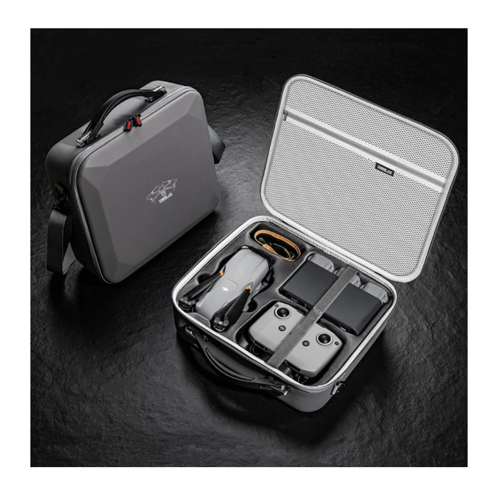 STARTRC Brand Factory Carrying Bag for DJI Air 3S Fly More Combo with Water-Resistant Build (Gray) - Image 6
