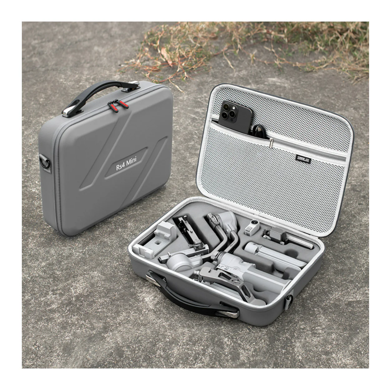 STARTRC Shockproof Gray Stabilizer Carrying Case for DJI RS 4 Mini Creator Combo - Image 2